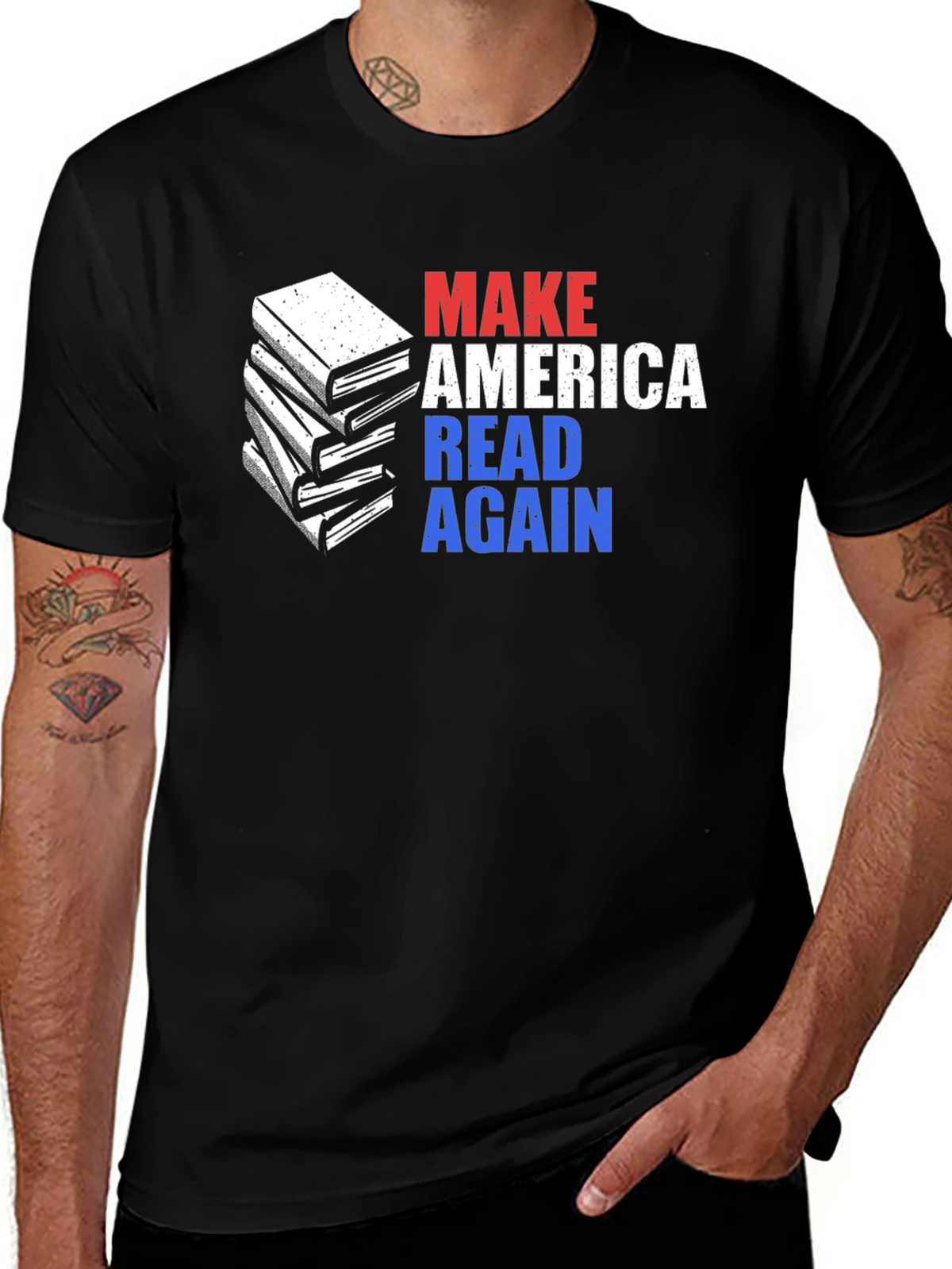 Make America Read Again Graphic Tee