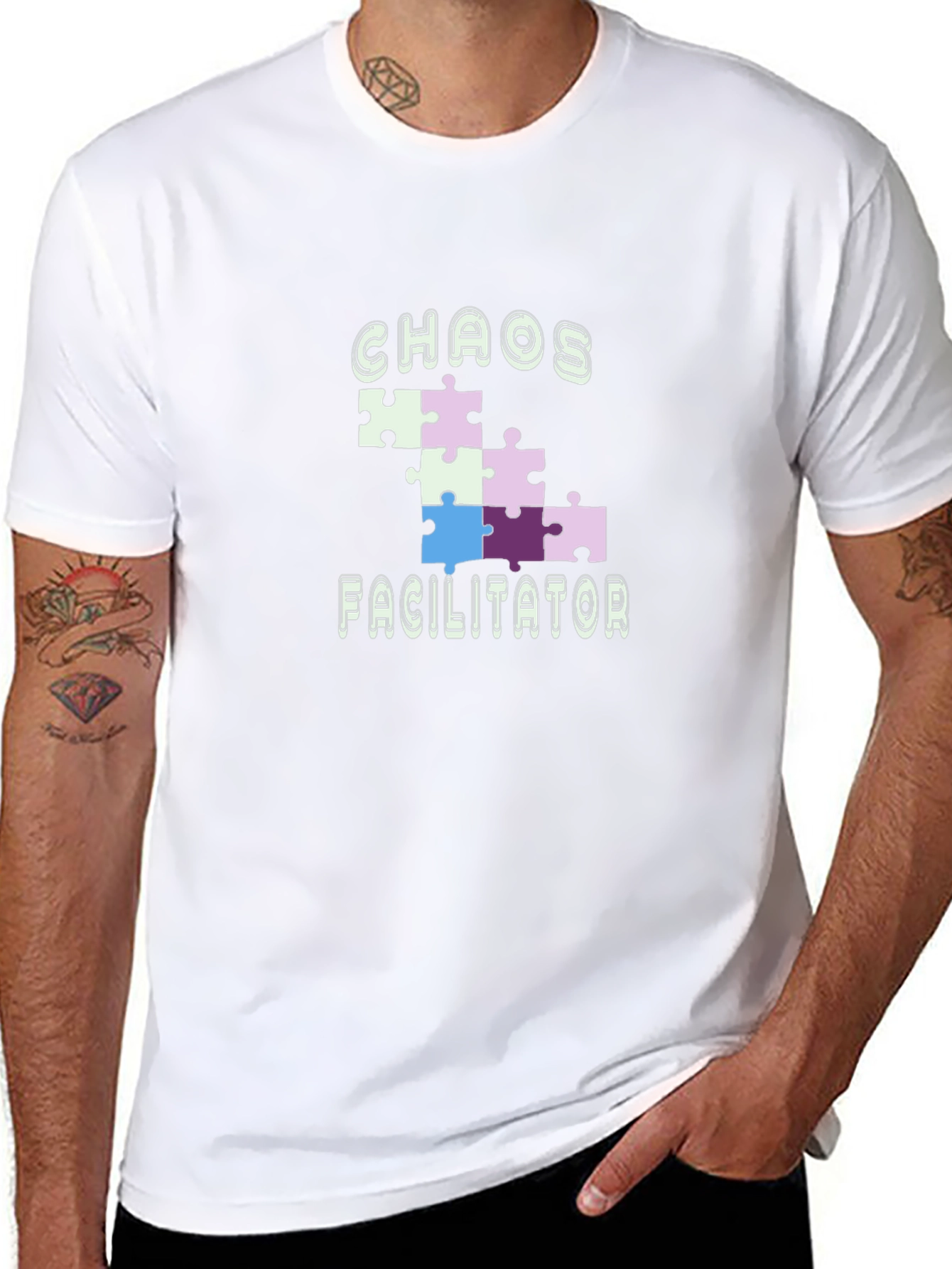 Chaos Facilitator Puzzle Piece Tee