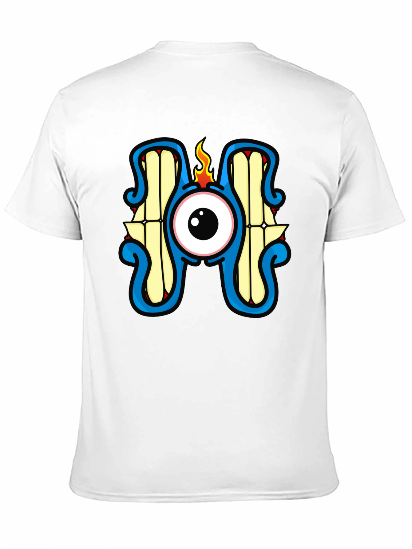 Eye Monster Graphic T-Shirt - Black