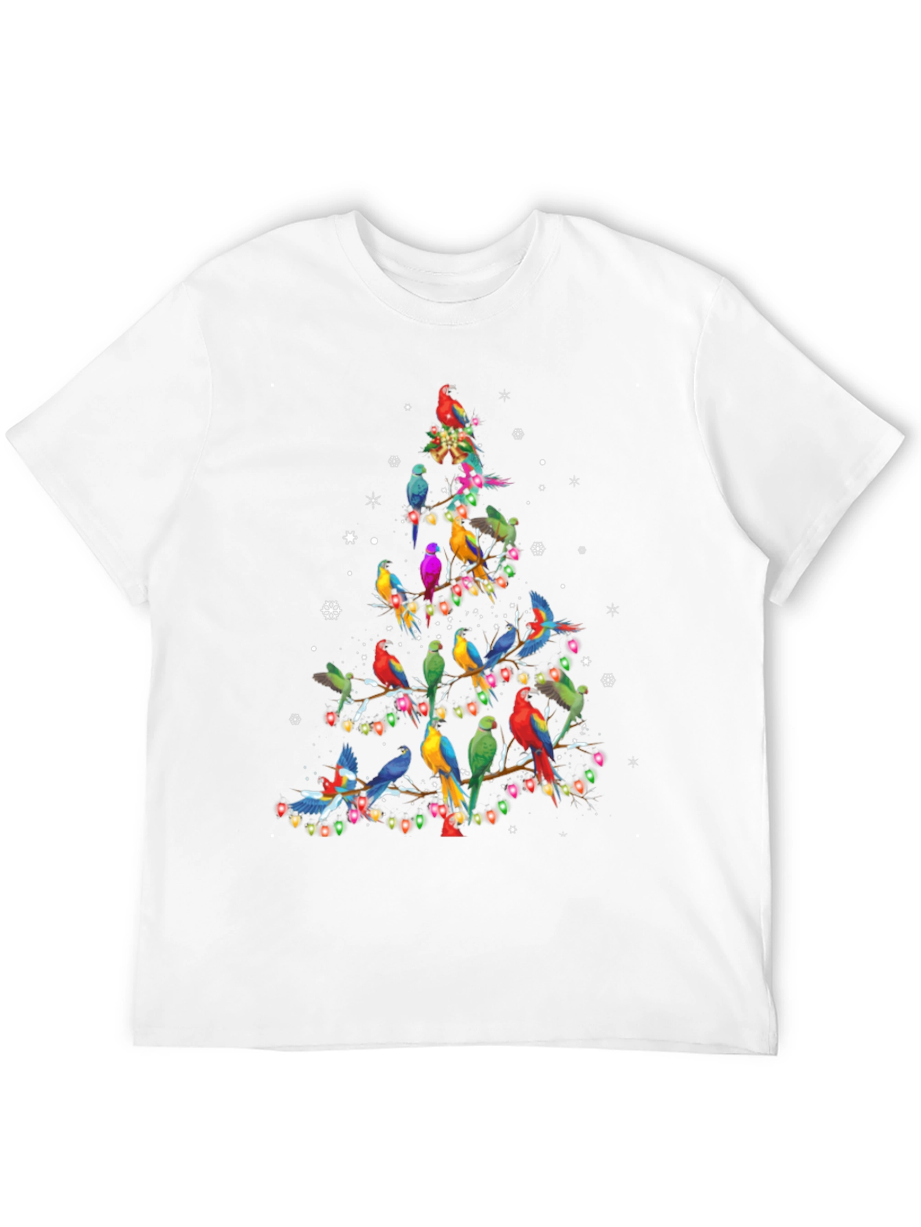 Parrot Christmas Tree Graphic Tee