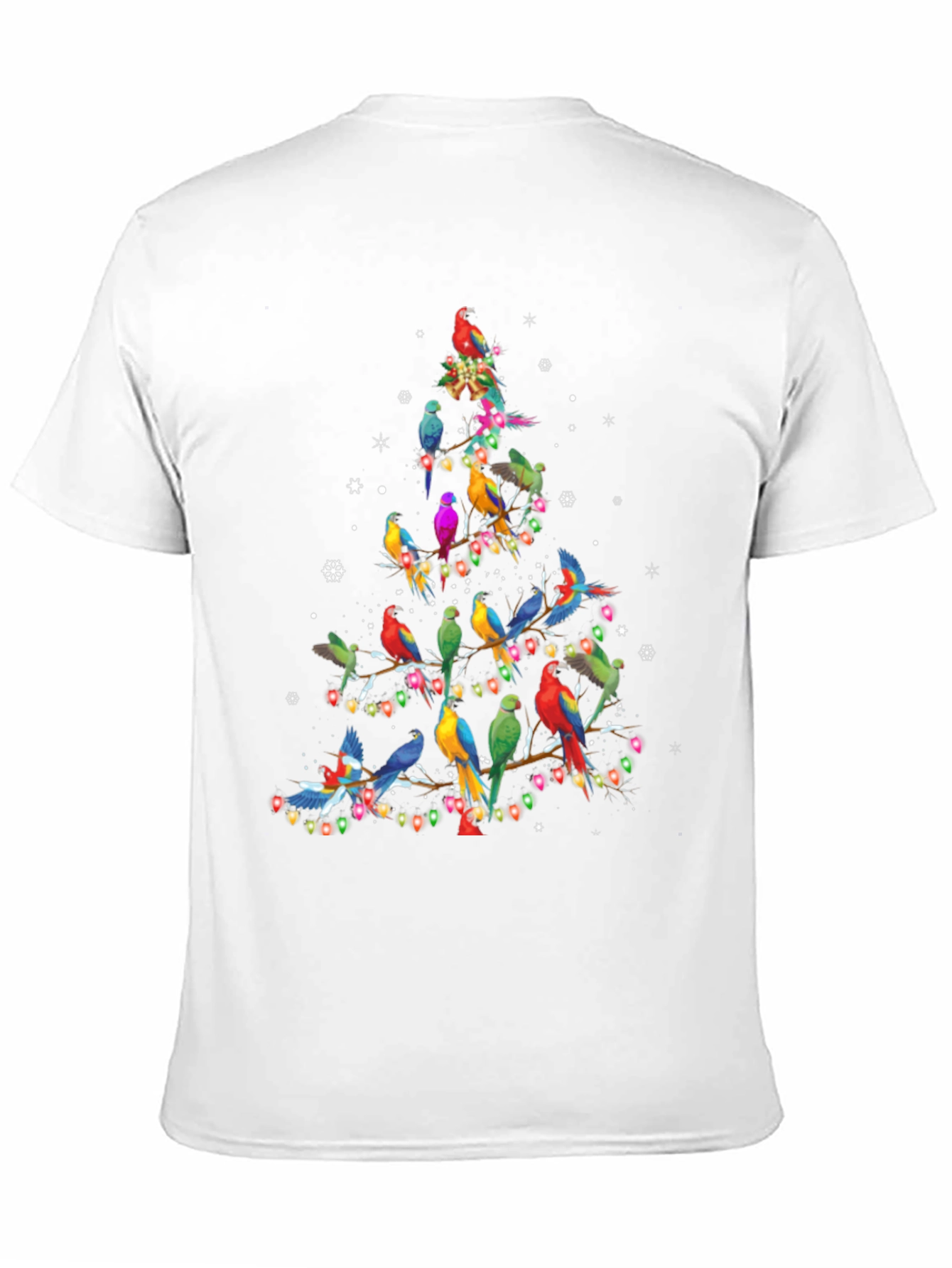 Parrot Christmas Tree Graphic Tee