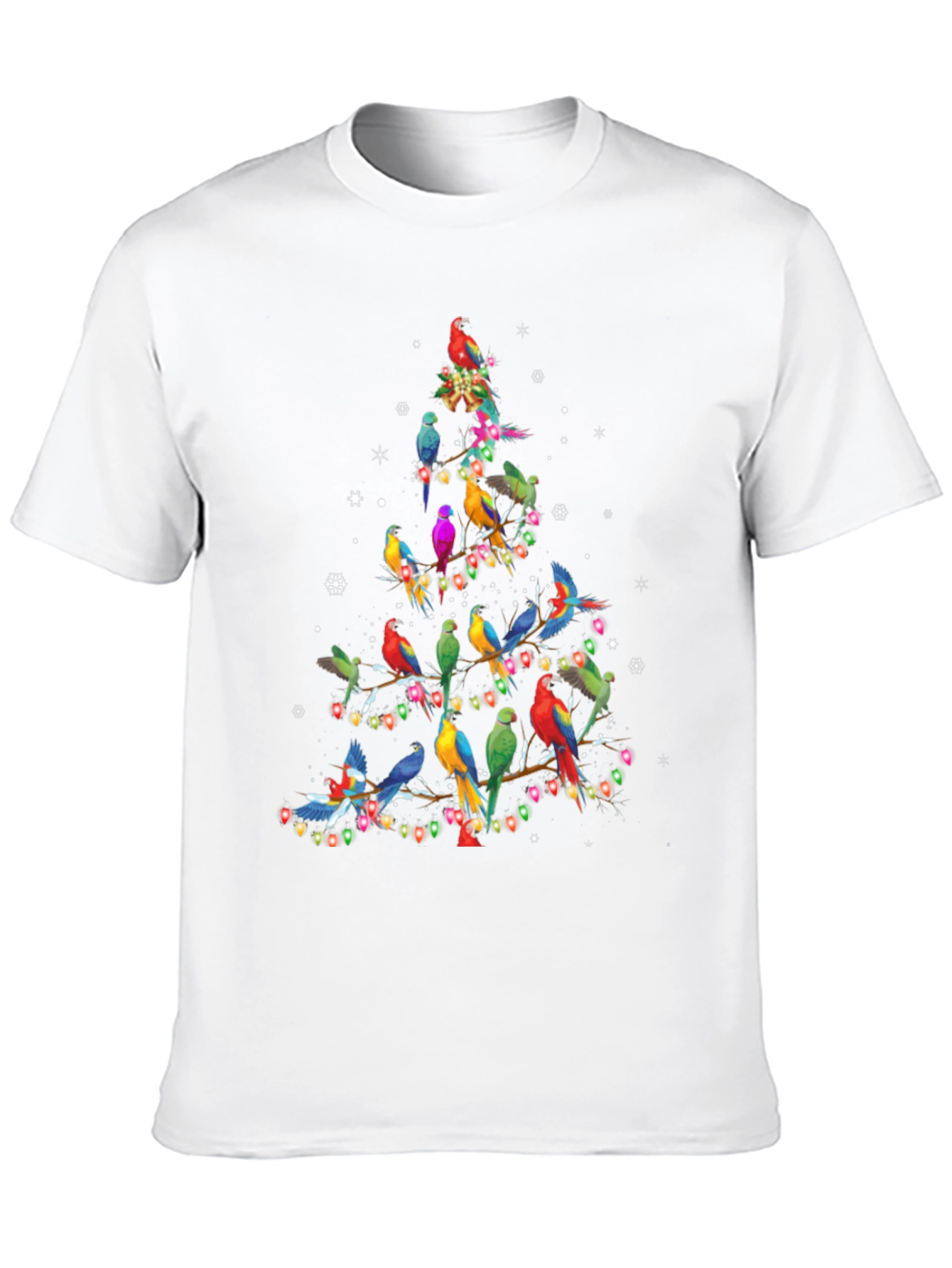 Parrot Christmas Tree Graphic Tee