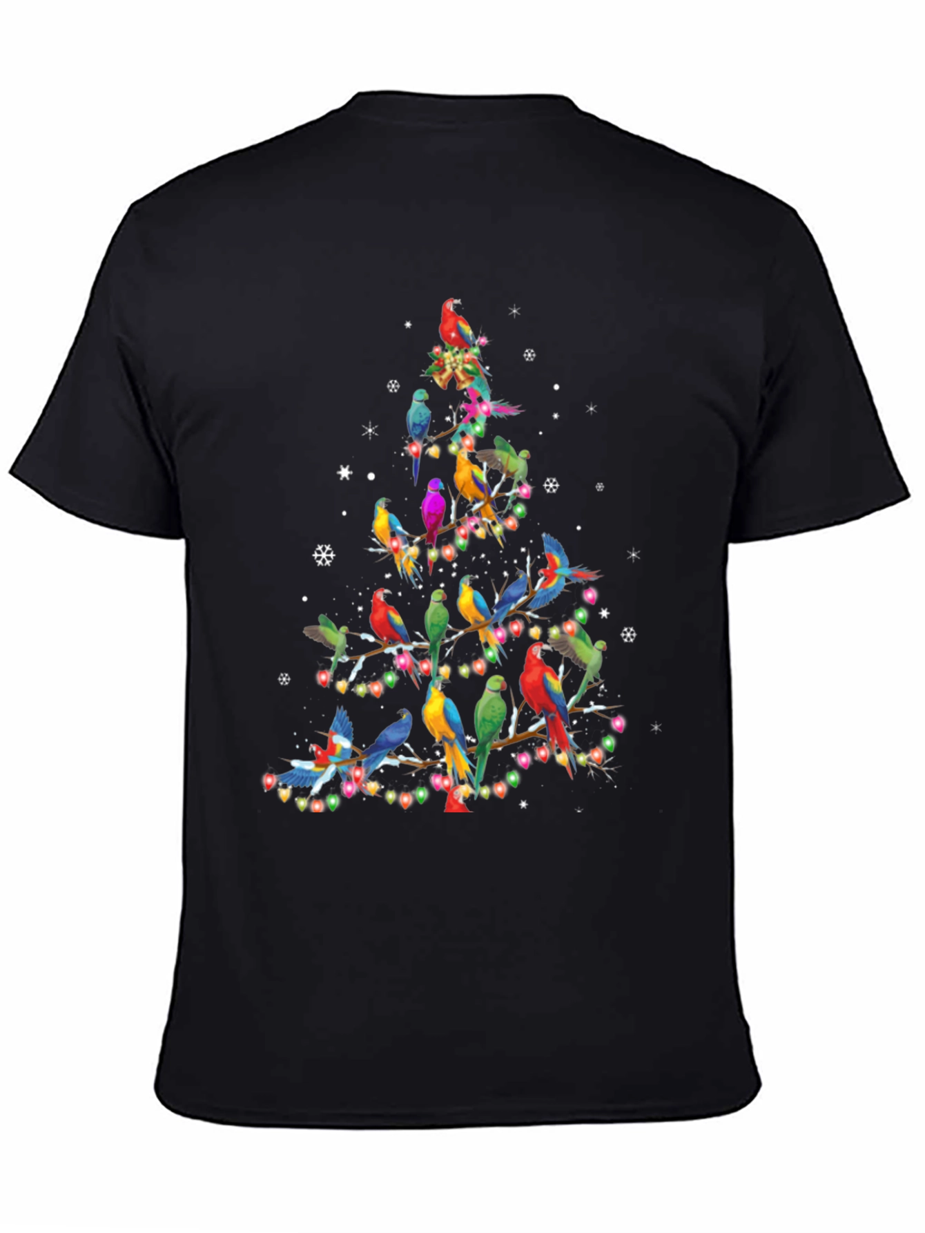 Parrot Christmas Tree Graphic Tee
