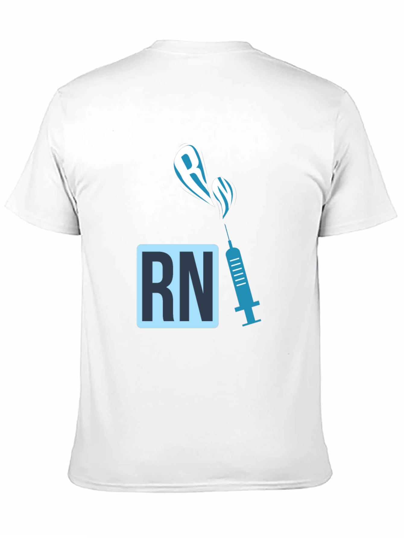 RN Syringe Graphic T-Shirt - Nursing Medical Tee