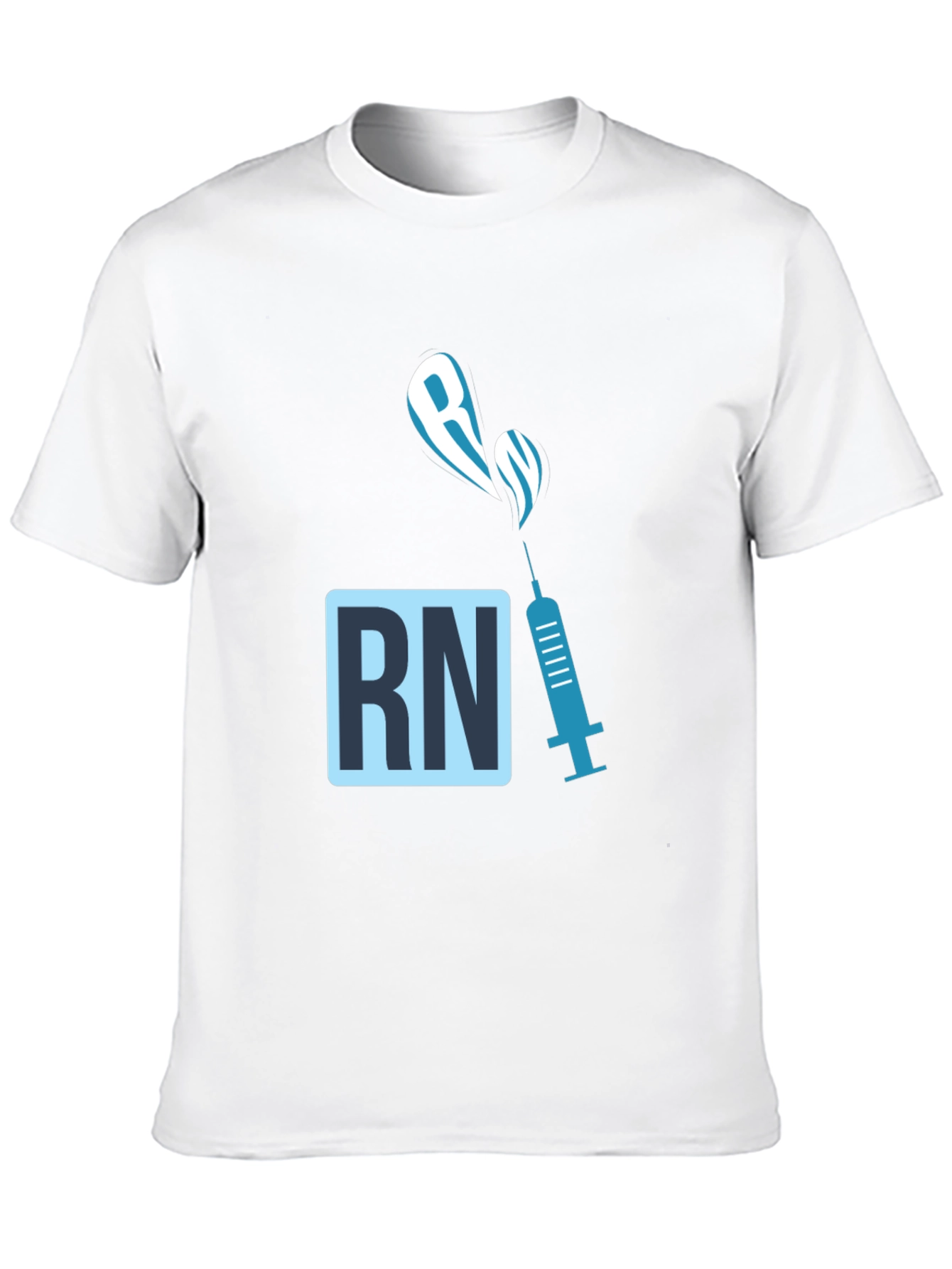 RN Syringe Graphic T-Shirt - Nursing Medical Tee
