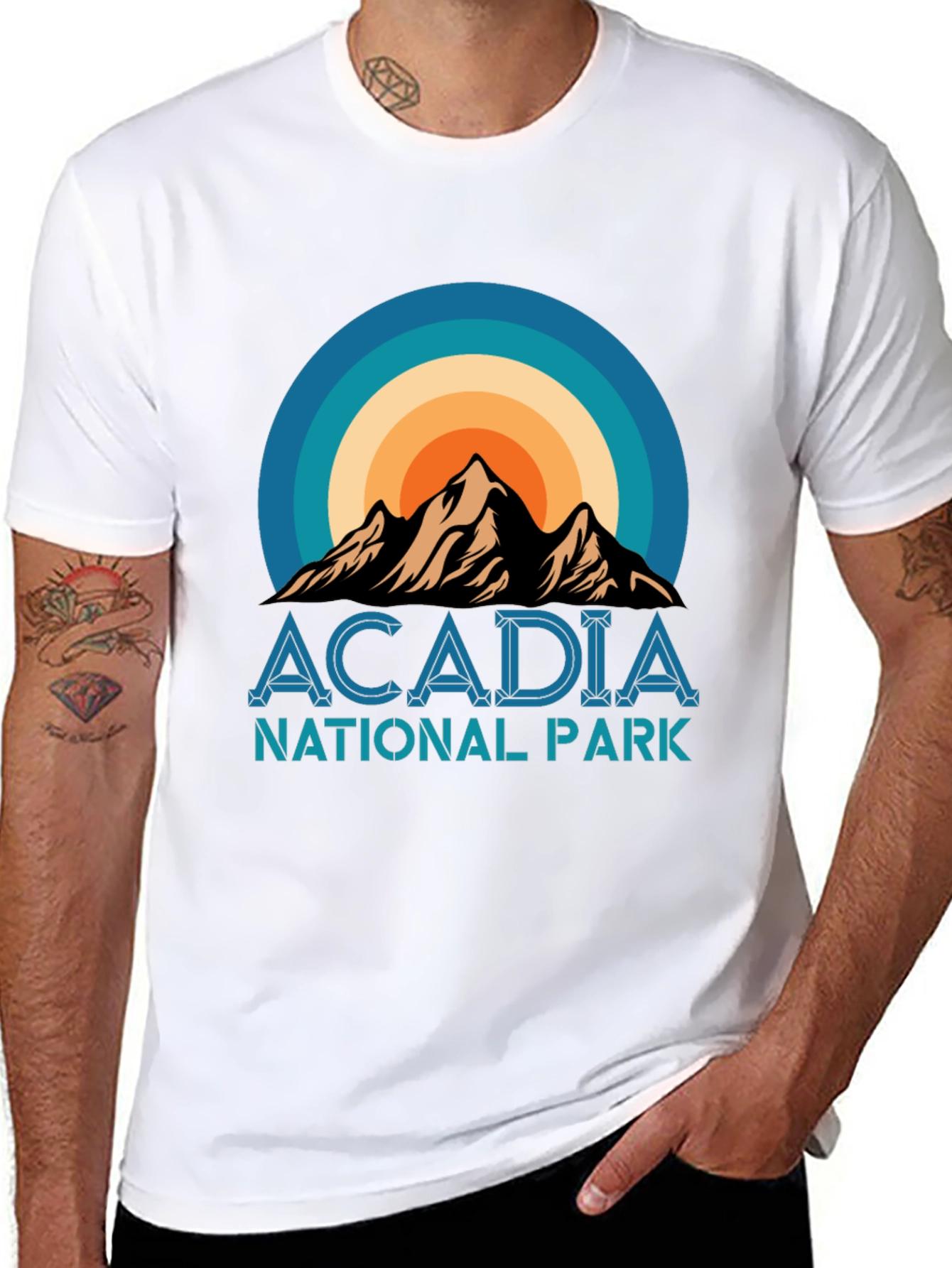 Acadia National Park Retro T-Shirt