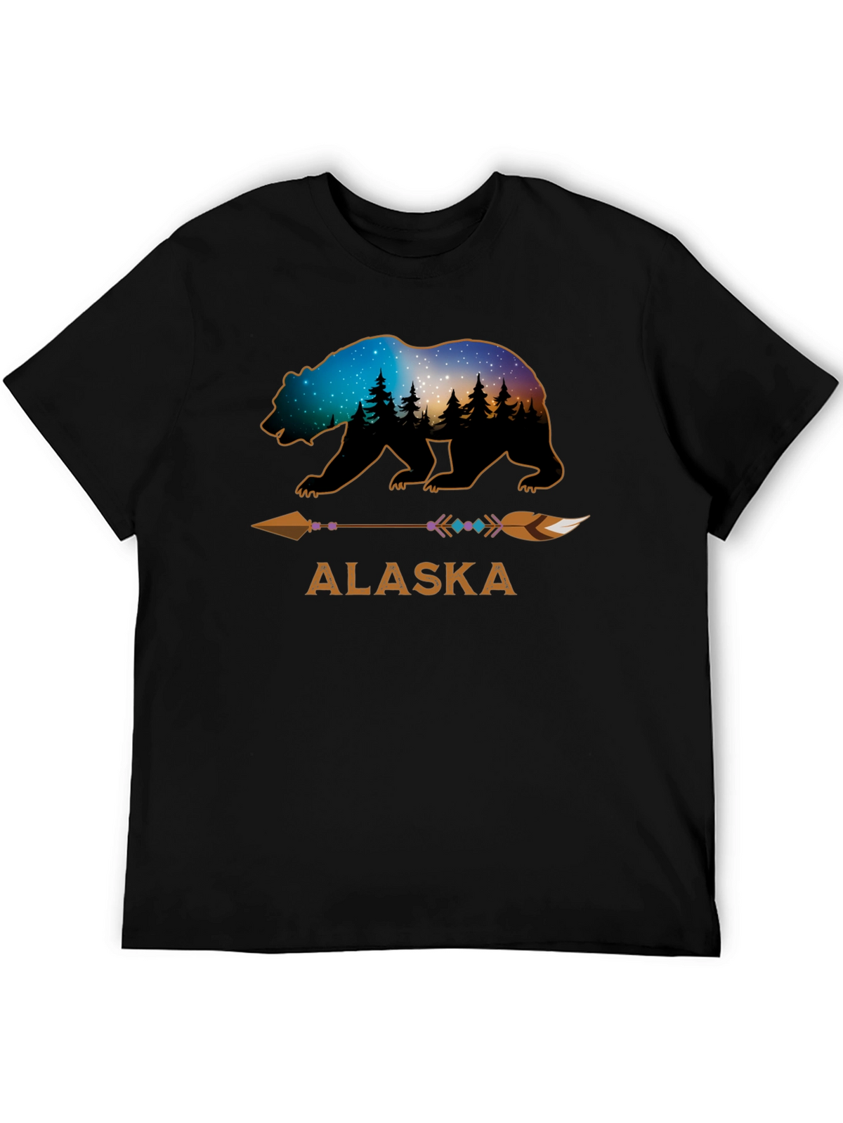 Alaska Bear Arrow Graphic T-Shirt