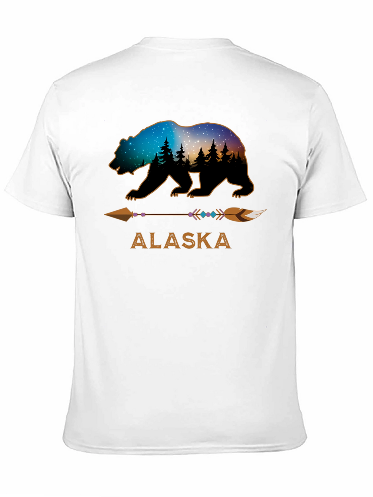 Alaska Bear Arrow Graphic T-Shirt