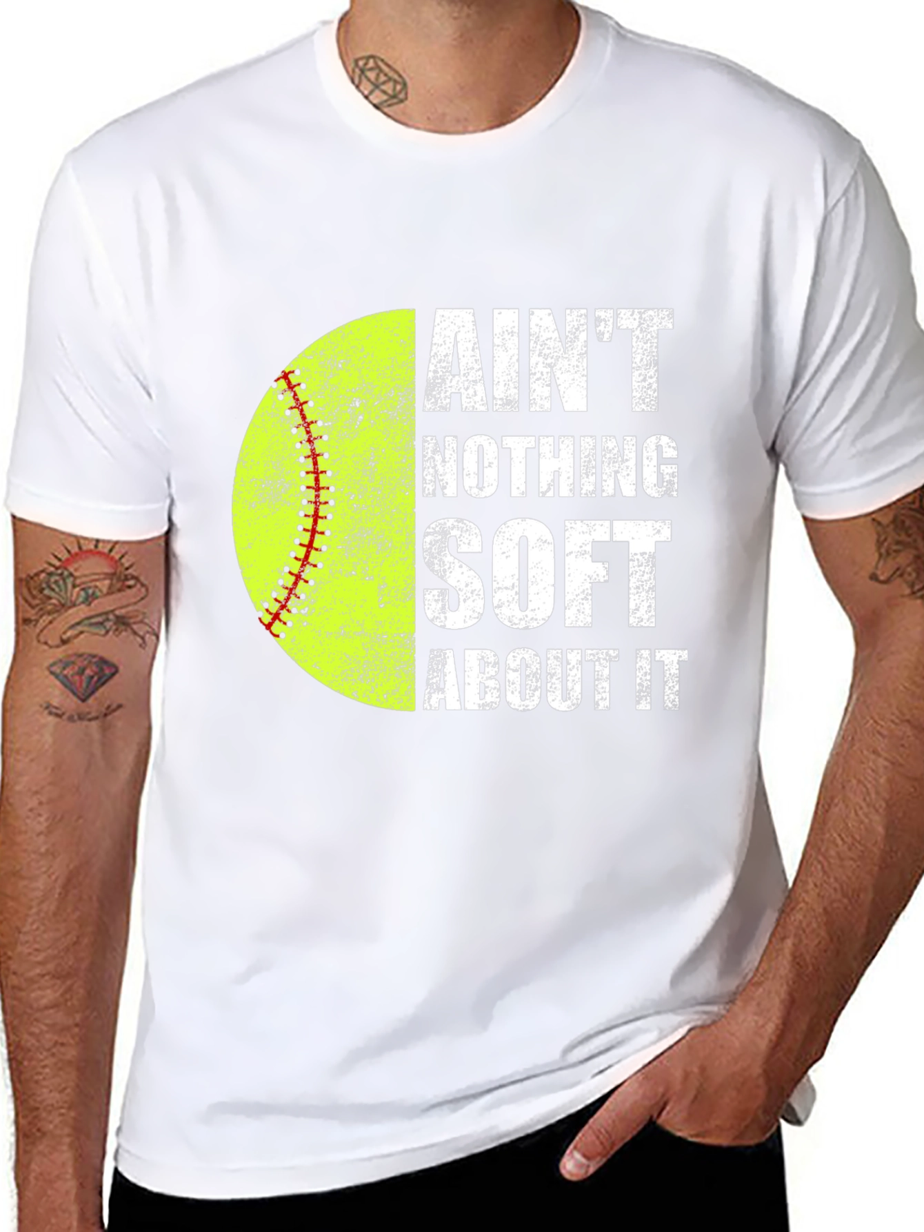 Aint Nothing Soft Softball T-Shirt