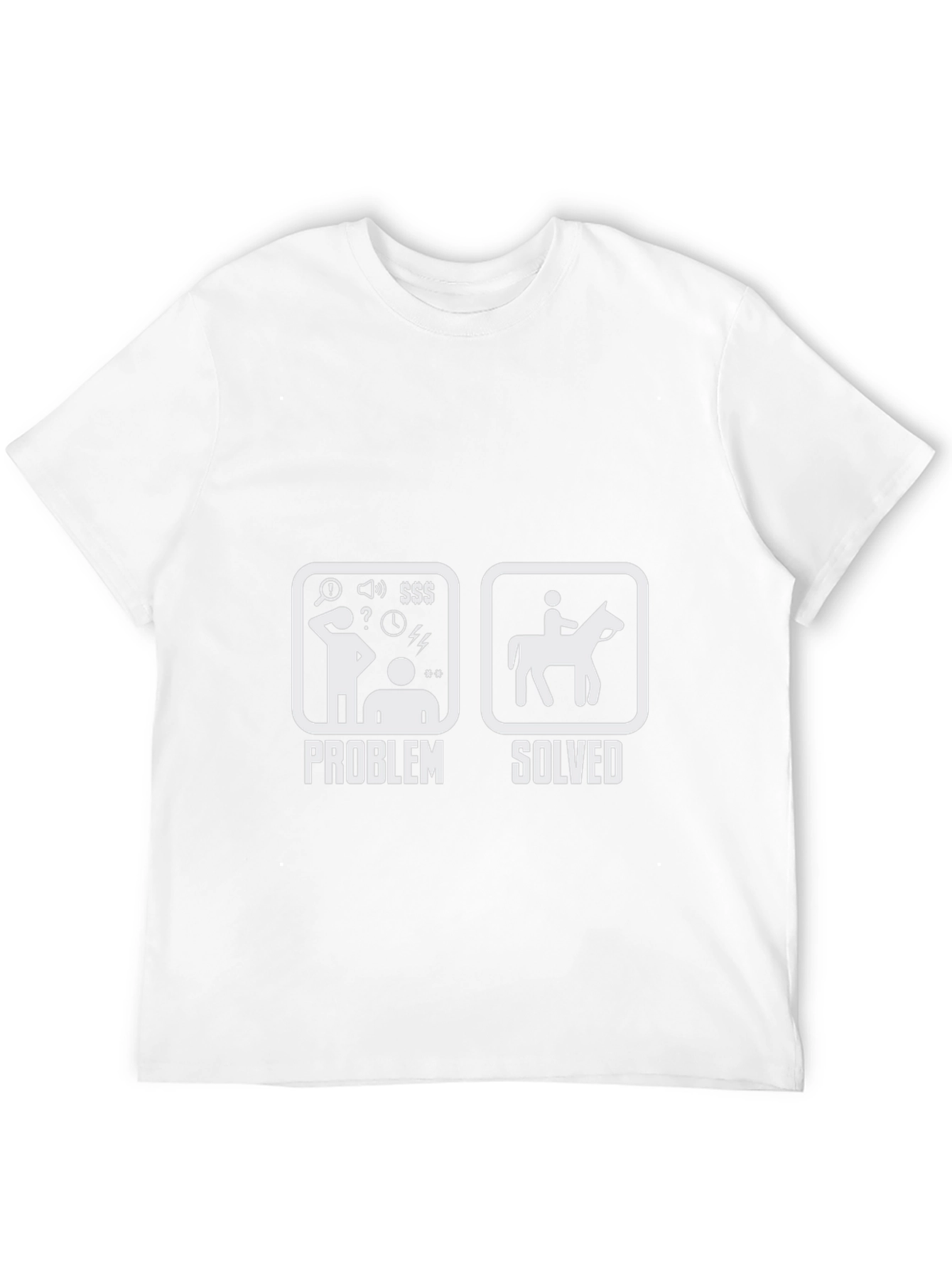 Problem Solved Horse Riding T-Shirt