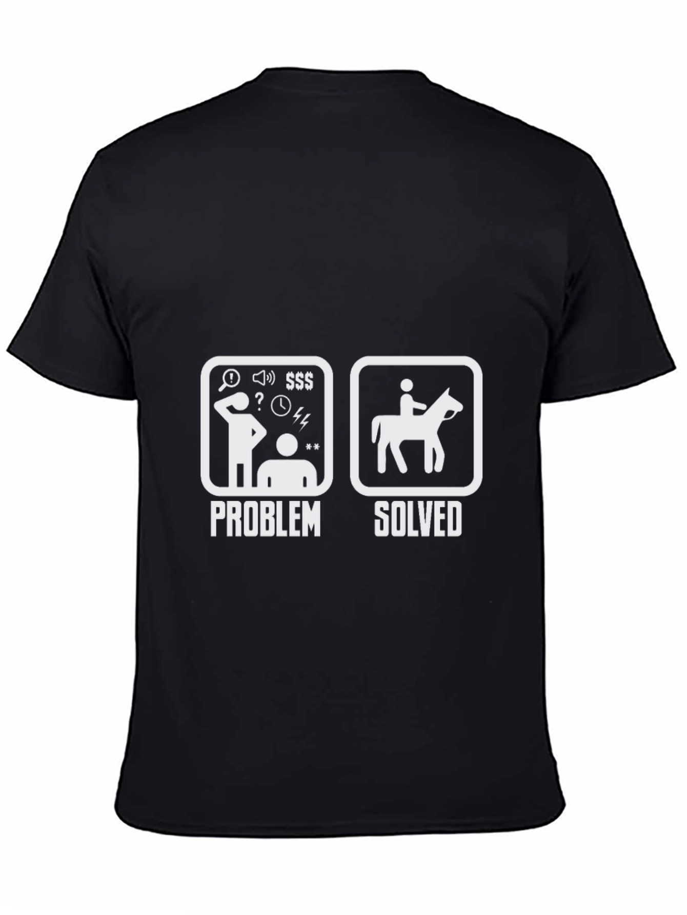 Problem Solved Horse Riding T-Shirt