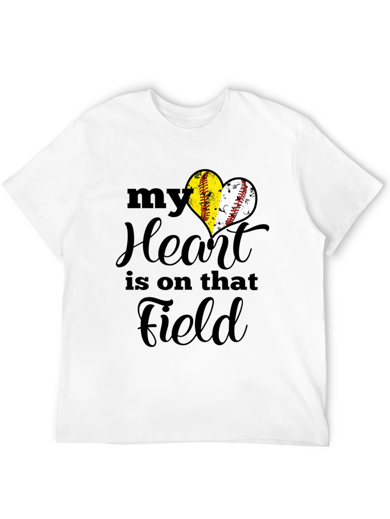 Softball Heart T-Shirt - Field Passion Tee