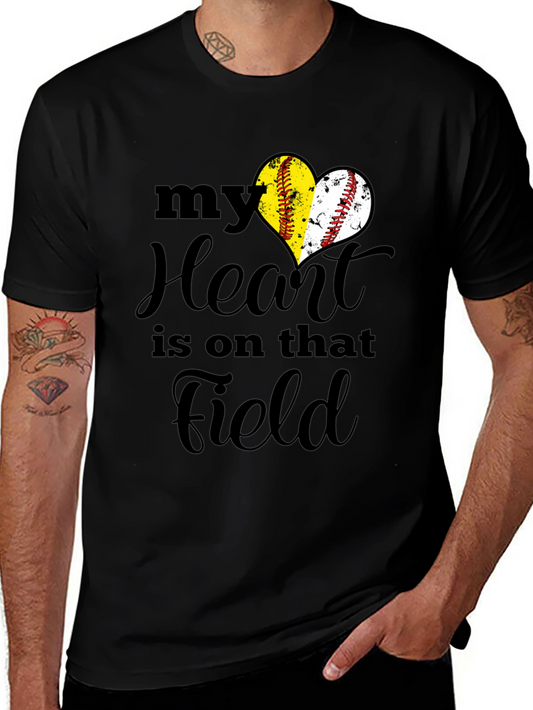 Softball Heart T-Shirt - Field Passion Tee