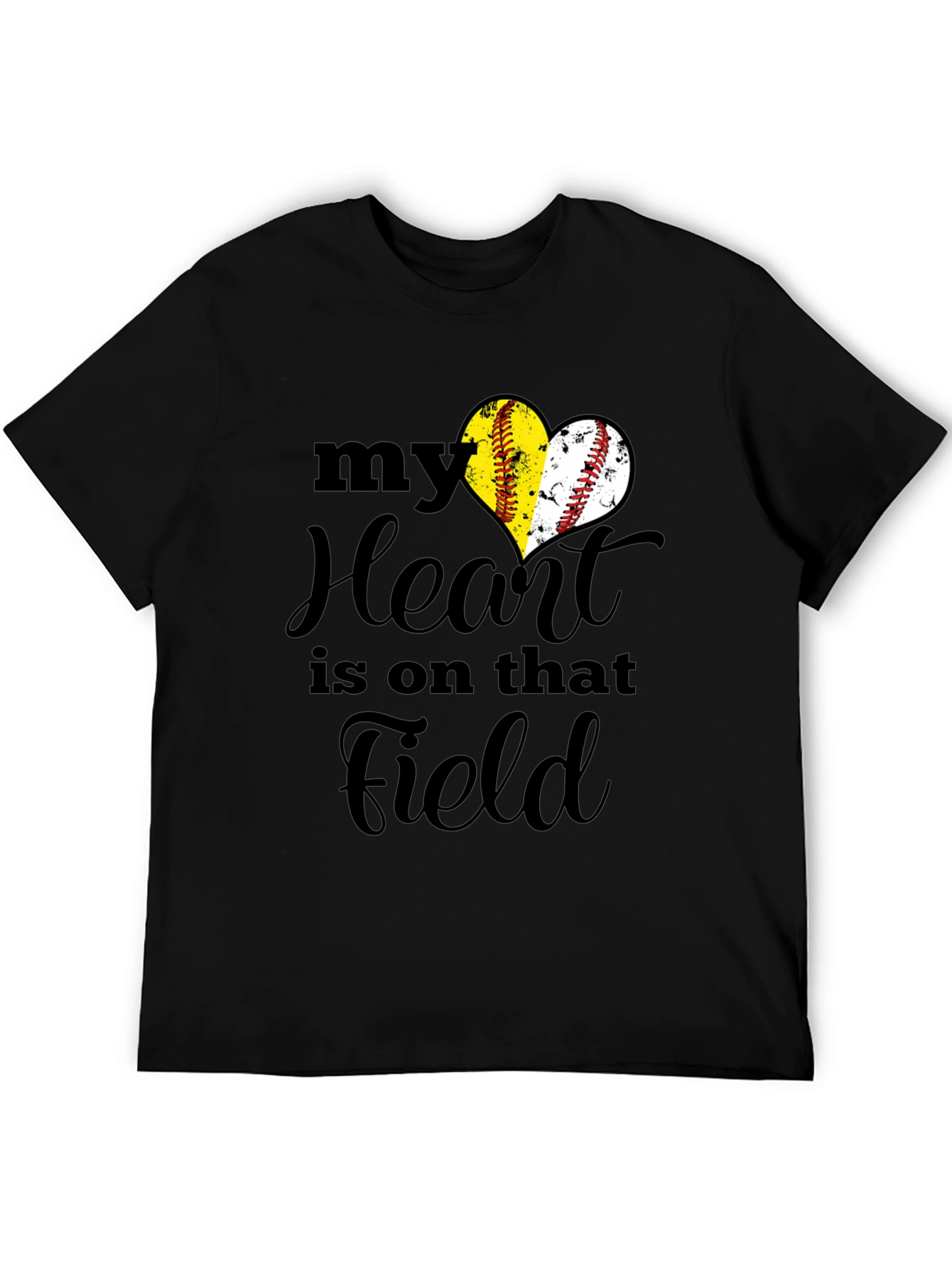 Softball Heart T-Shirt - Field Passion Tee