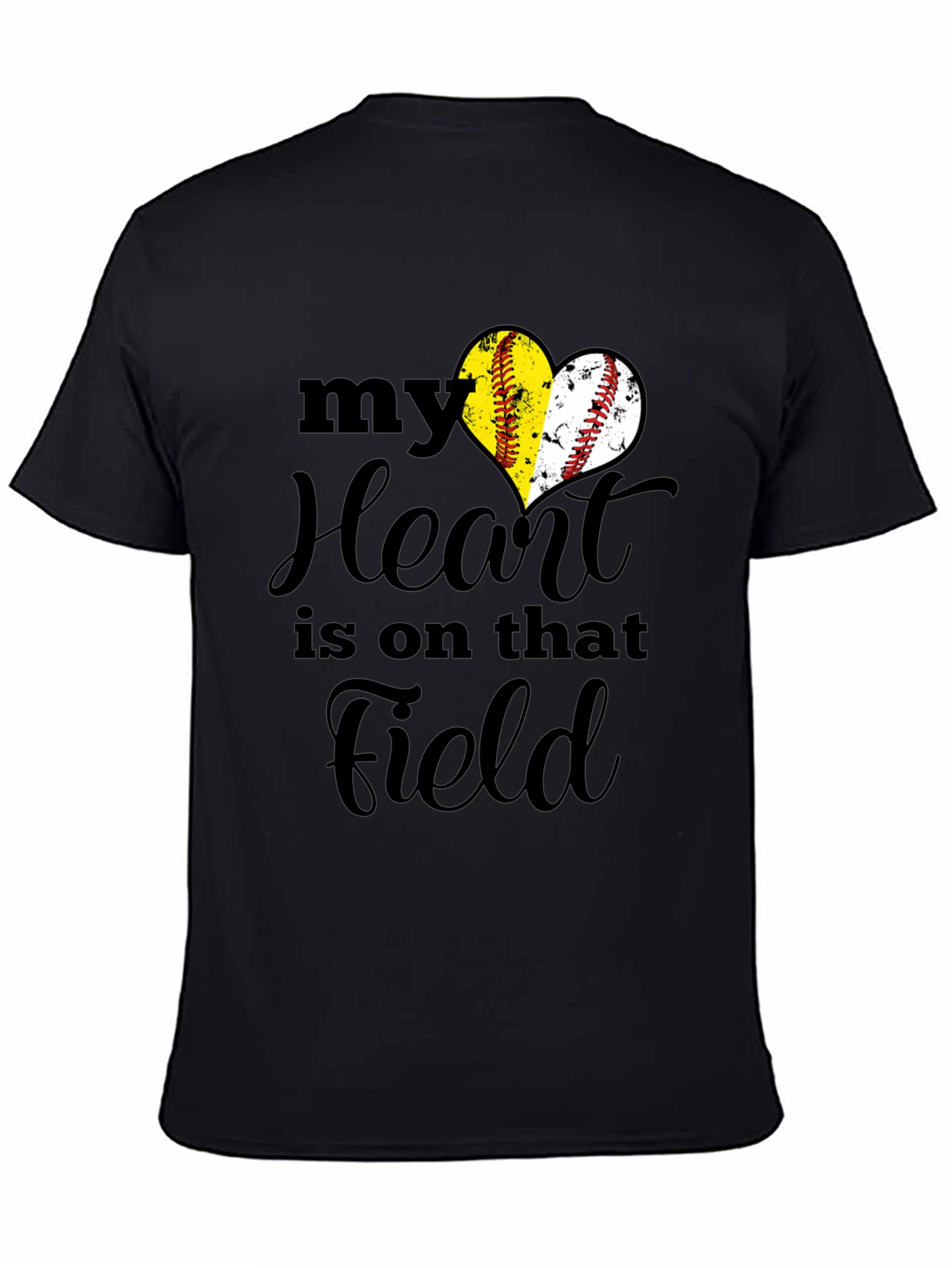 Softball Heart T-Shirt - Field Passion Tee