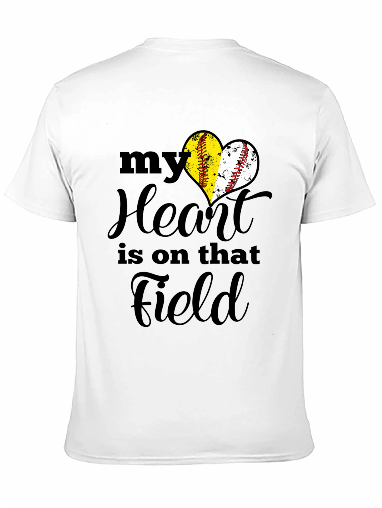 Softball Heart T-Shirt - Field Passion Tee