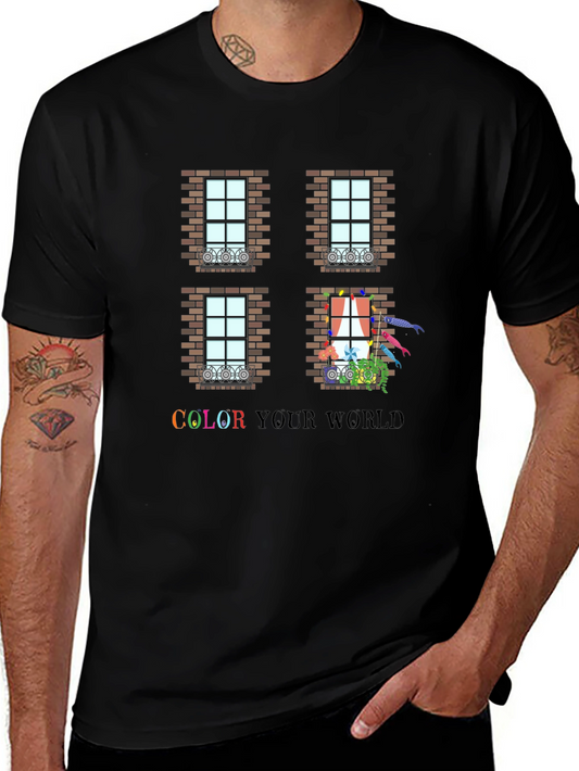 Color Your World Window T-Shirt