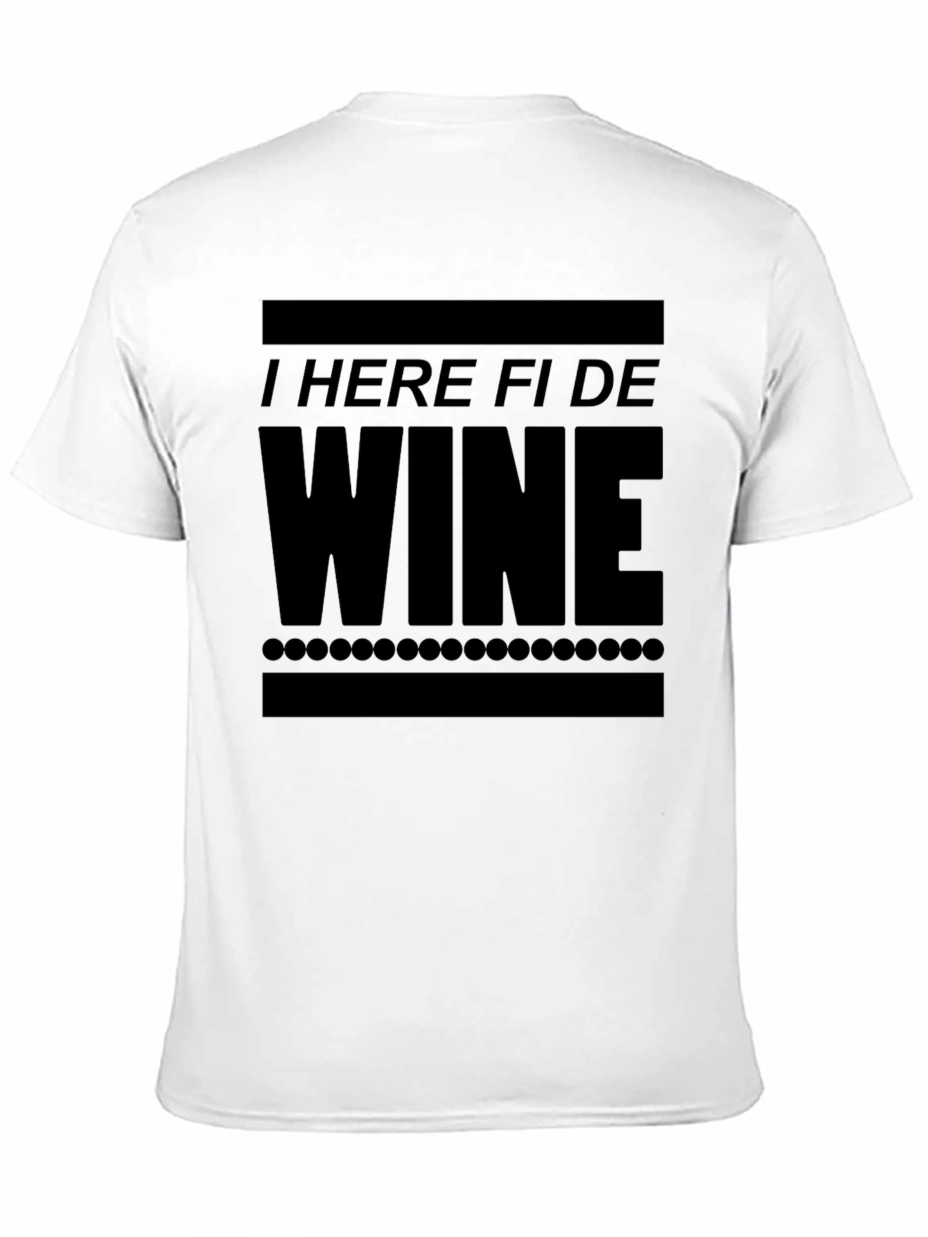 Wine Time Black T-Shirt