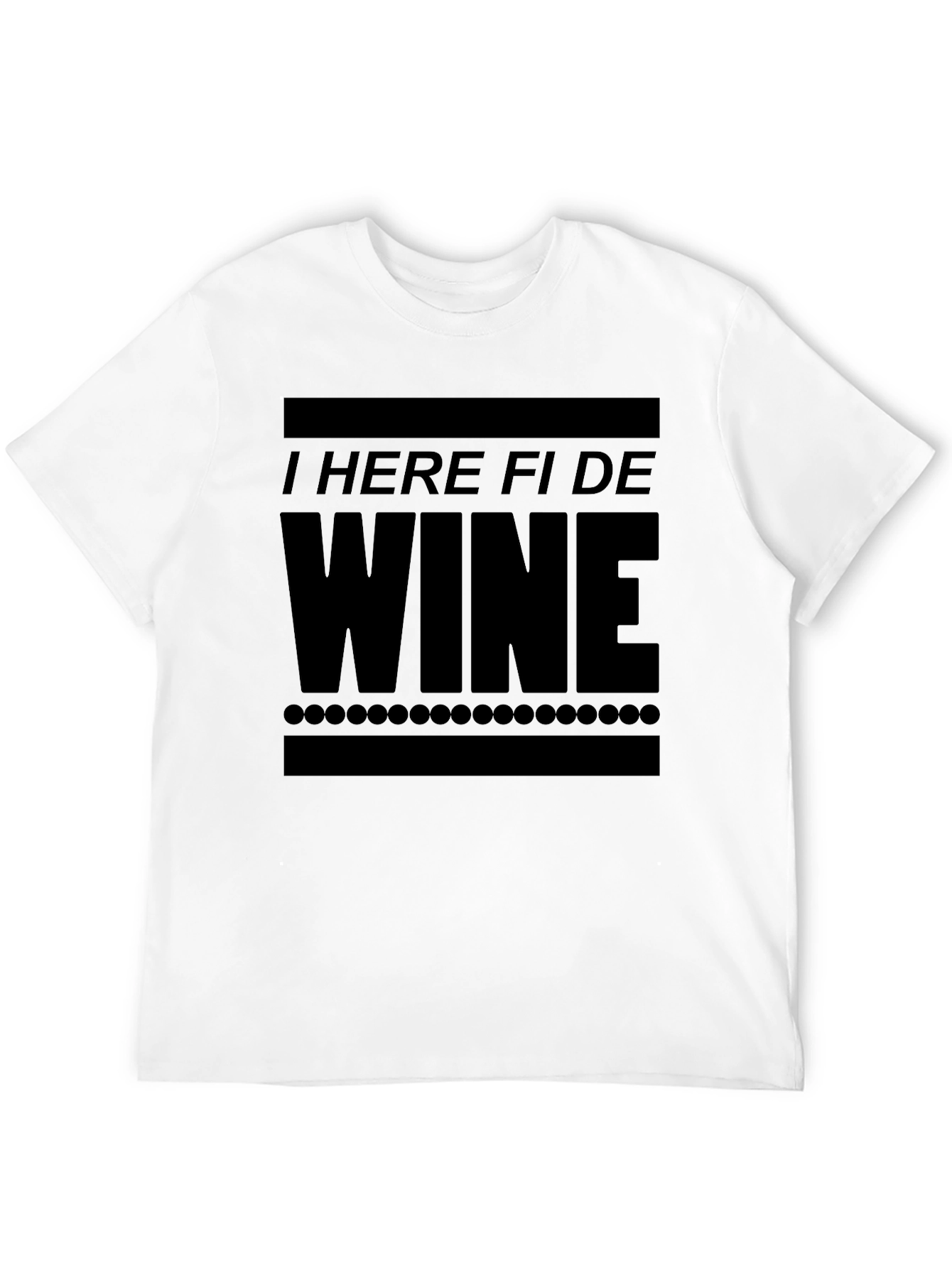Wine Time Black T-Shirt