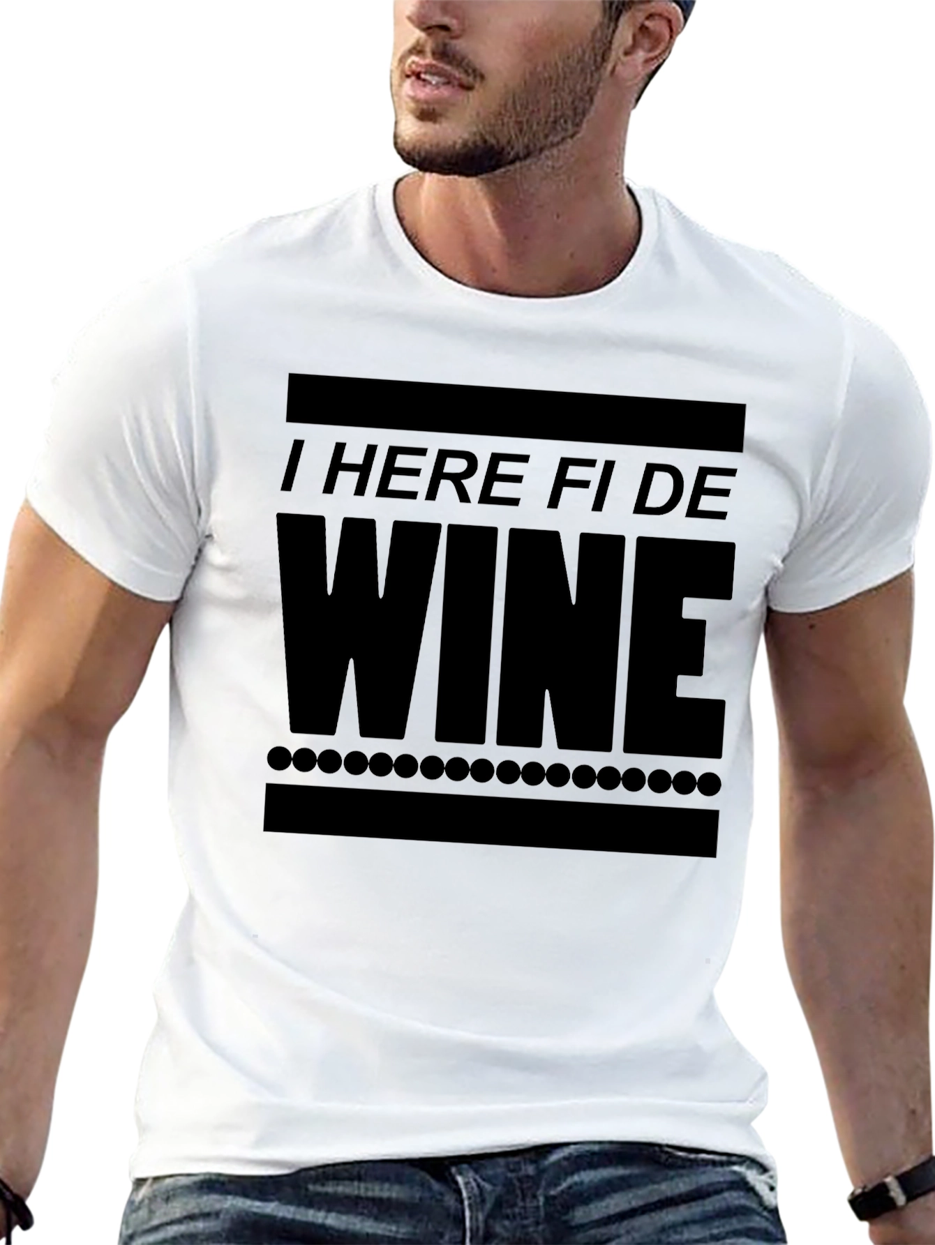 Wine Time Black T-Shirt
