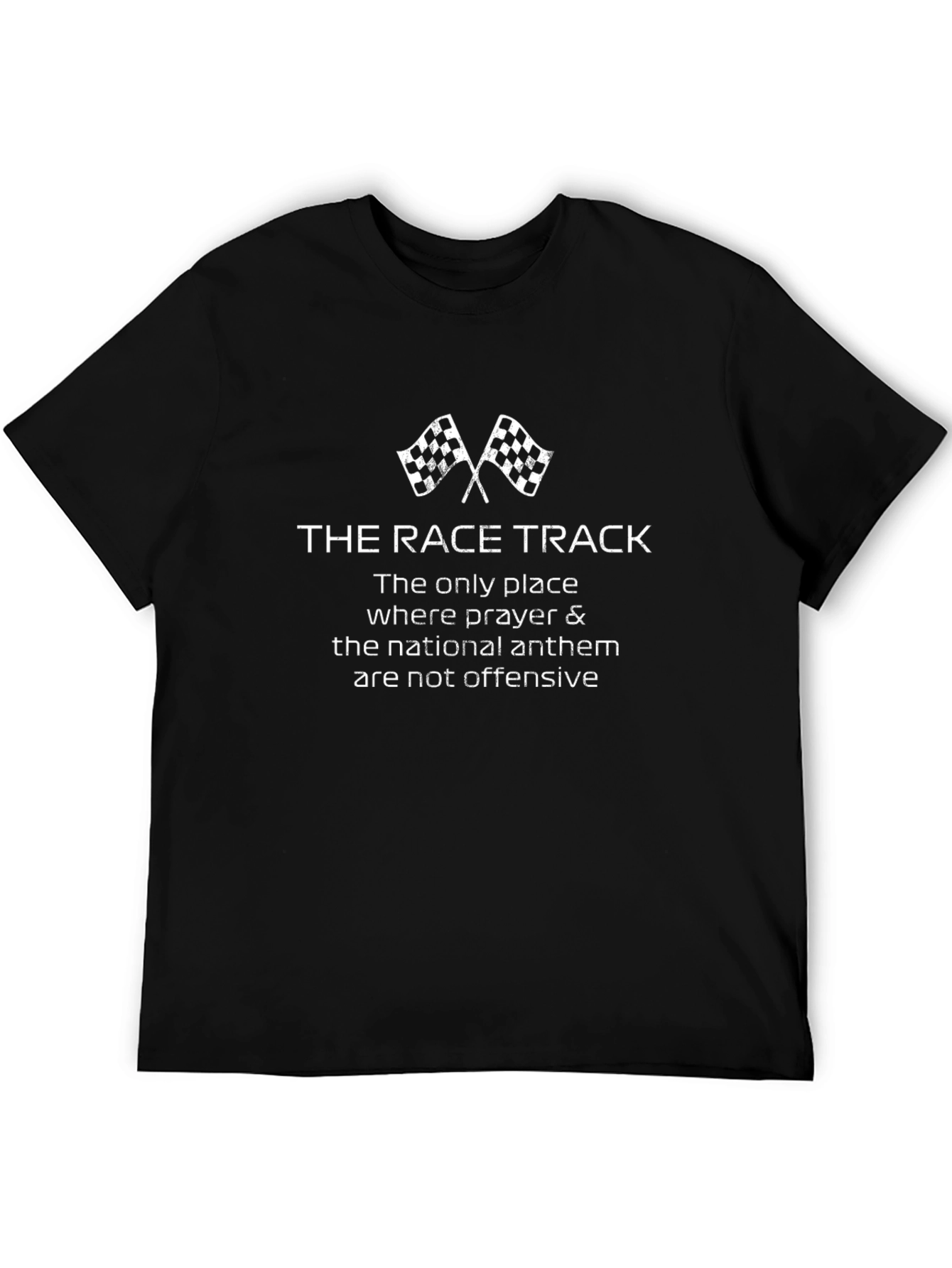 Race Track Prayer Anthem Graphic T-Shirt