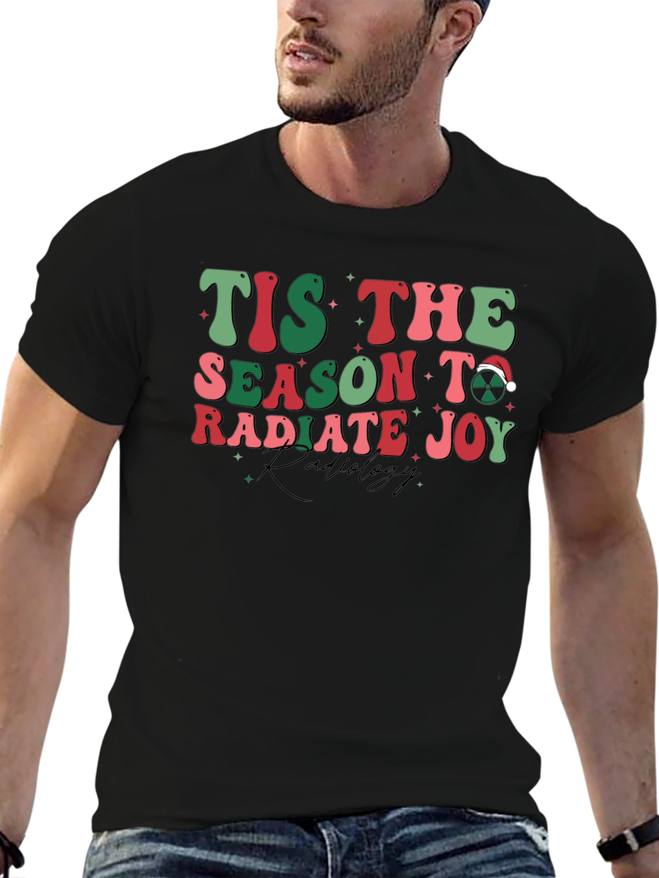 Radiology Christmas T-Shirt: Tis The Season To Radiate Joy