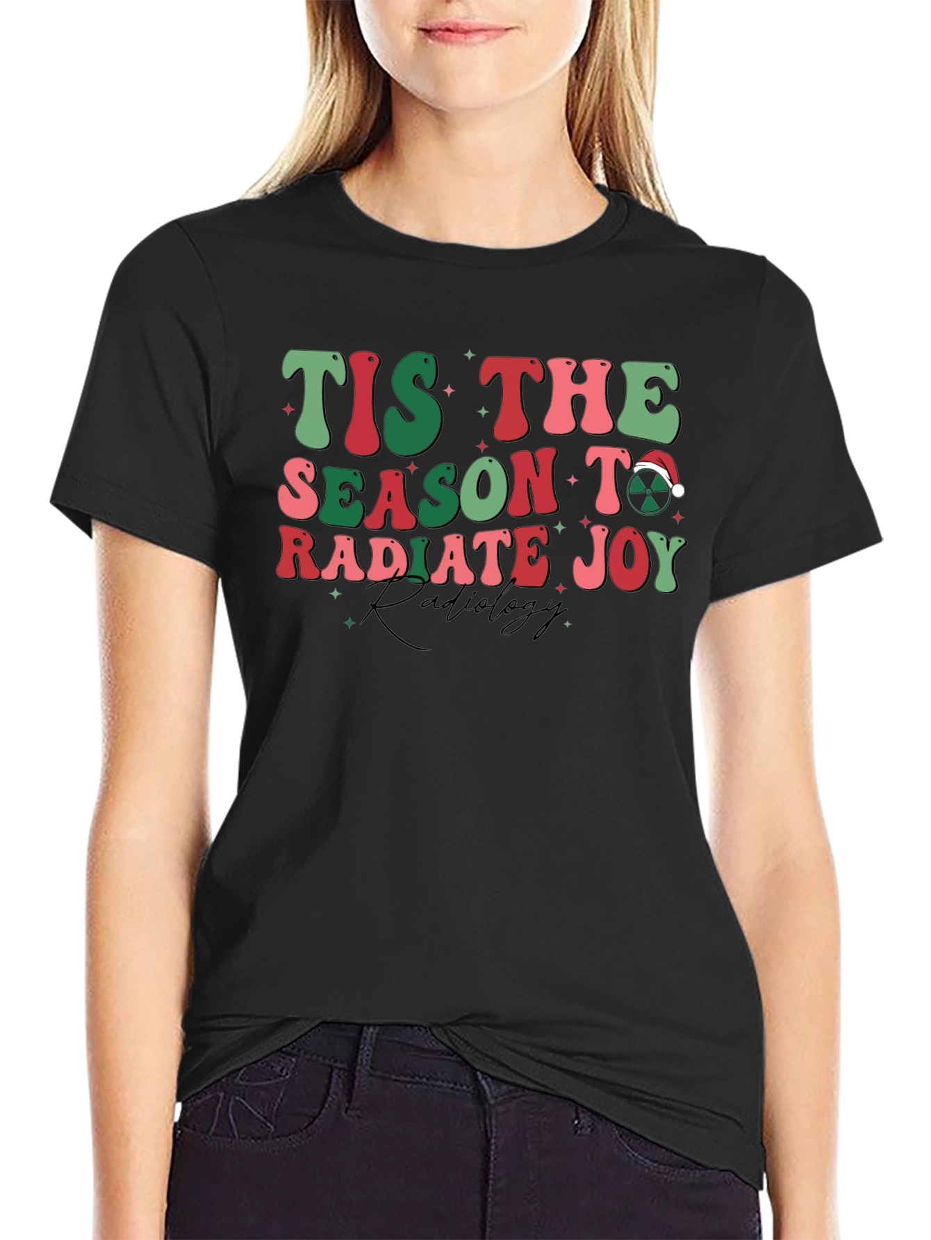 Radiology Christmas T-Shirt: Tis The Season To Radiate Joy