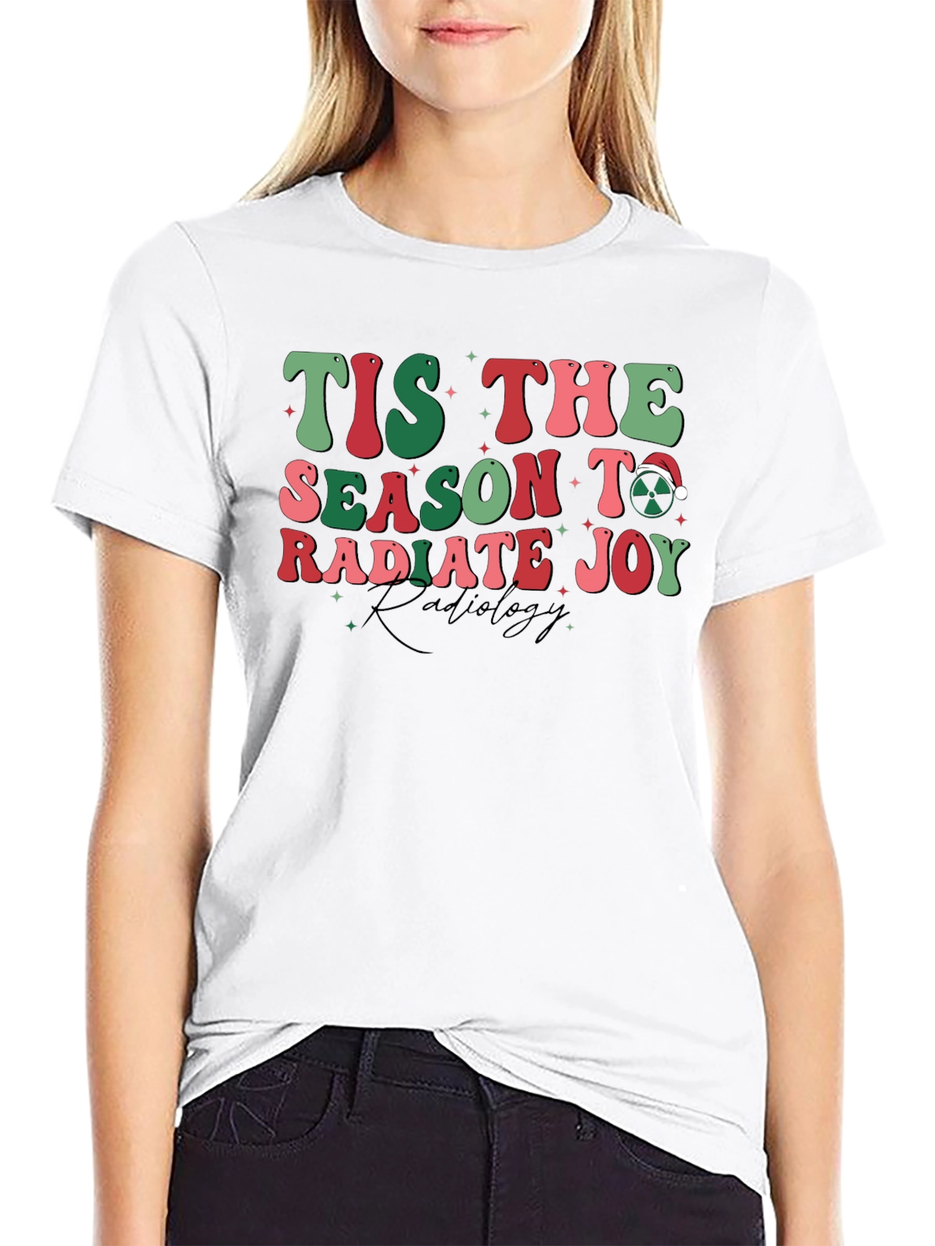 Radiology Christmas T-Shirt: Tis The Season To Radiate Joy