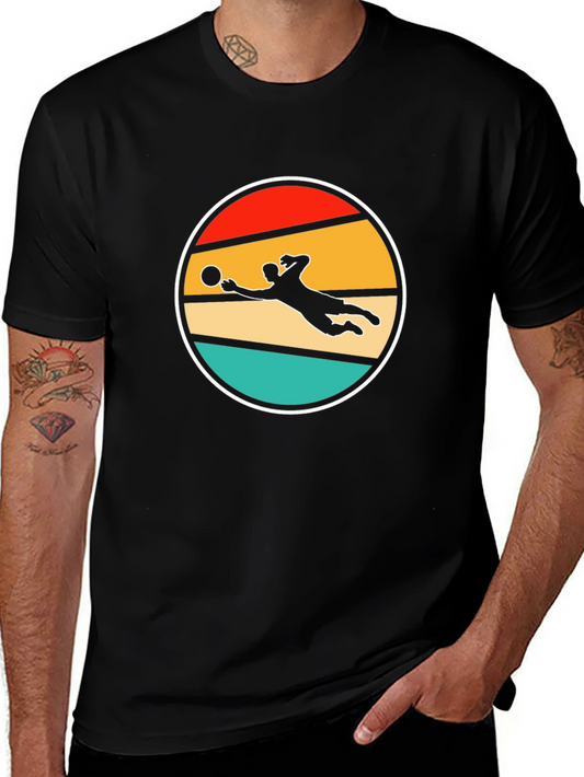 Retro Volleyball T-Shirt - Vintage Sunset Graphic Tee