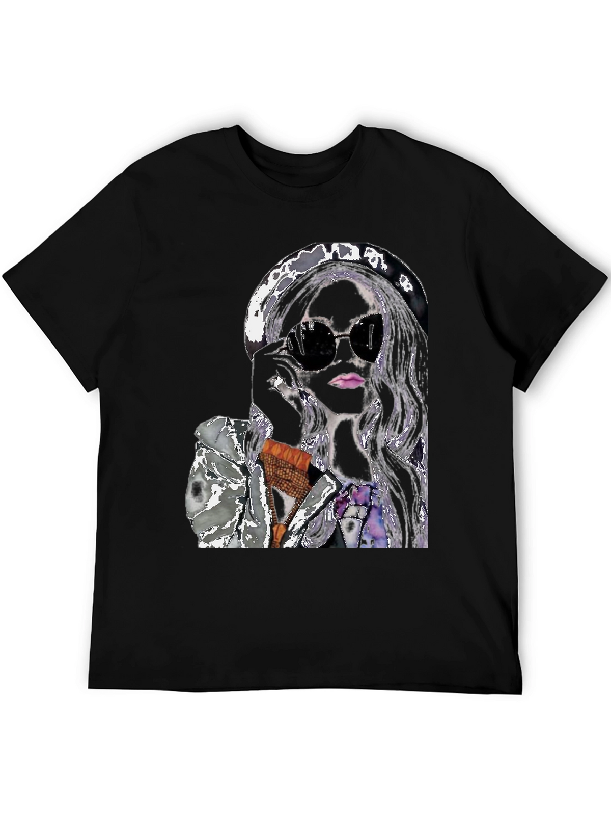Stylish Woman Graphic Tee - Chic & Trendy