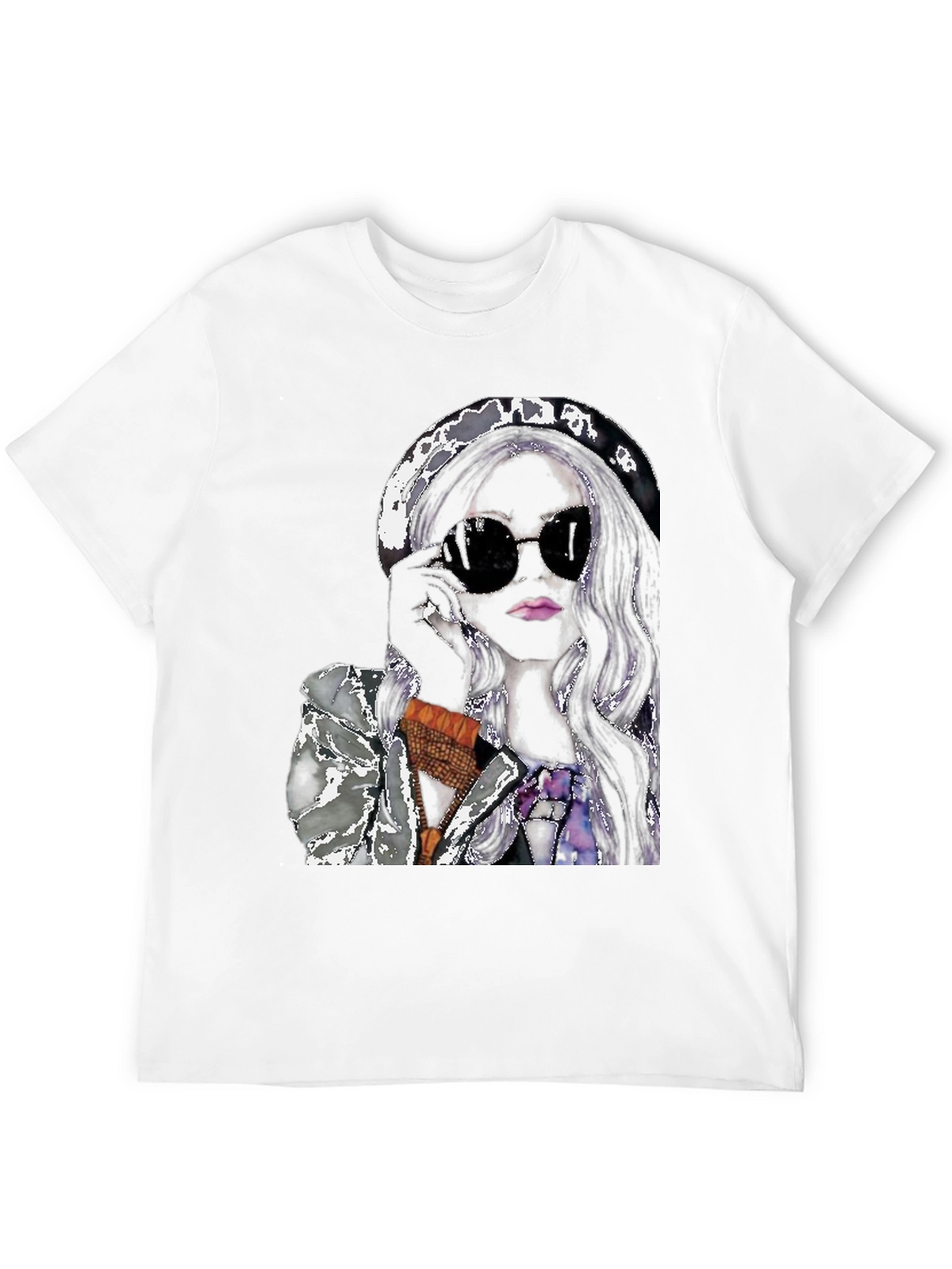 Stylish Woman Graphic Tee - Chic & Trendy
