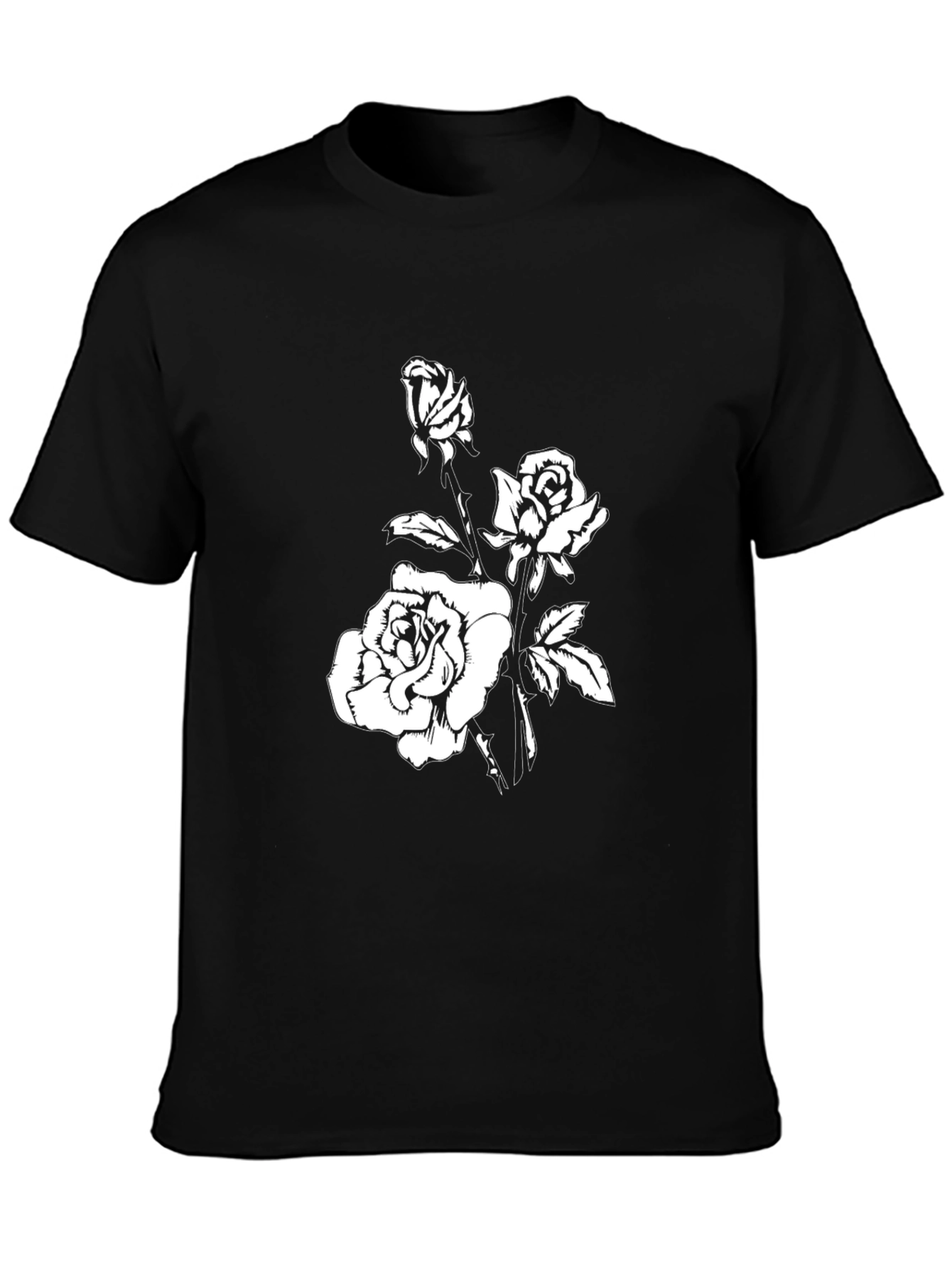 Black Rose Graphic T-Shirt