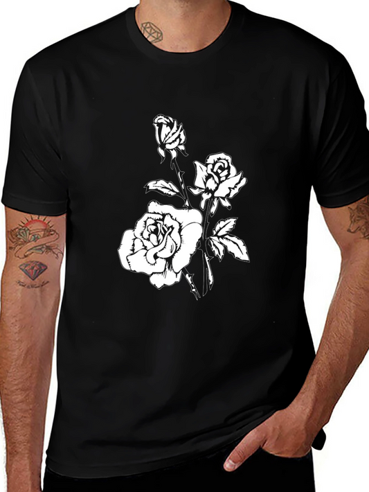 Black Rose Graphic T-Shirt