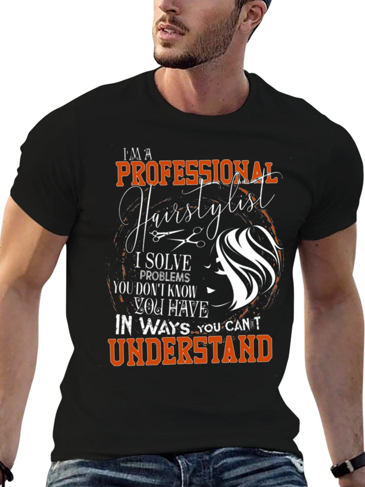 Professional Hairstylist T-Shirt - Salon Humor