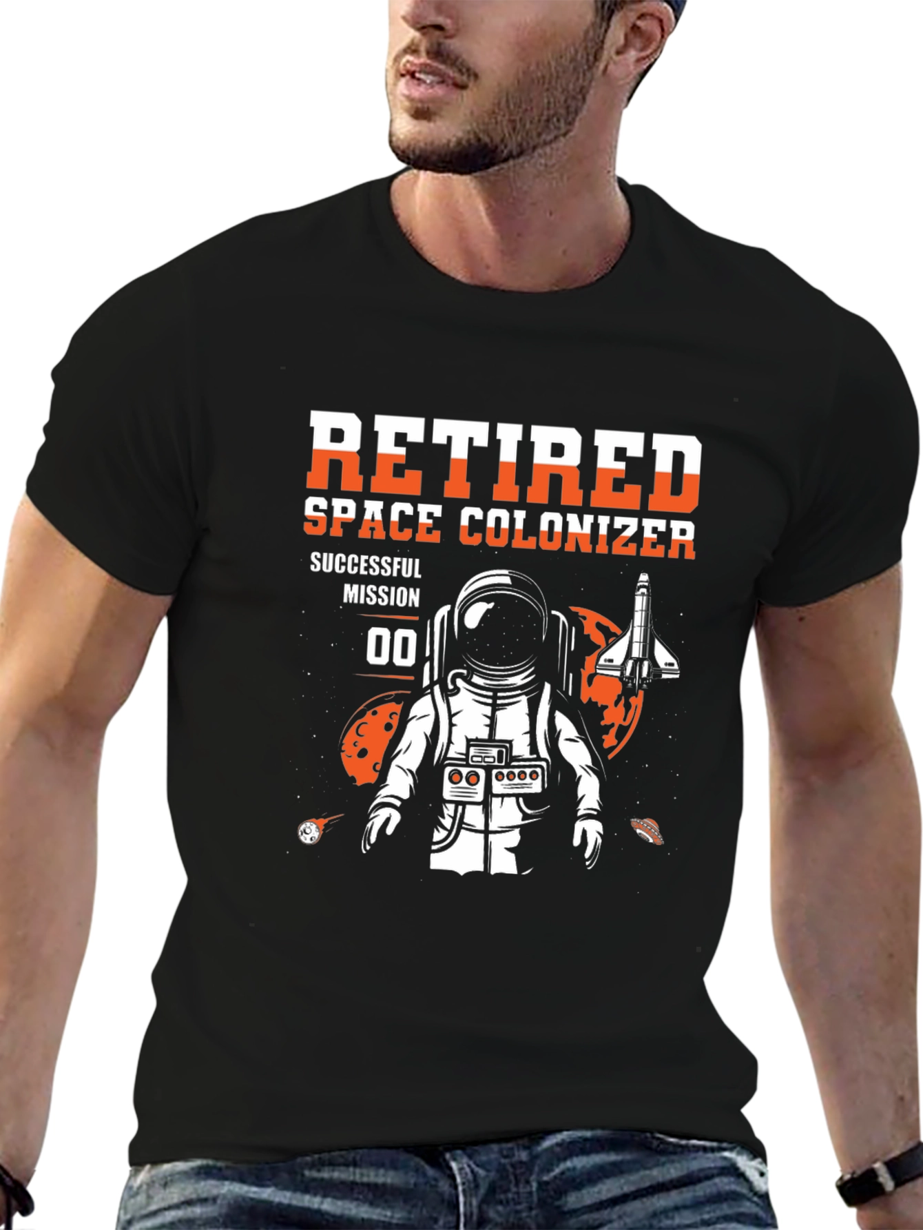 Retired Space Colonizer T-Shirt - Mission 00 Tee