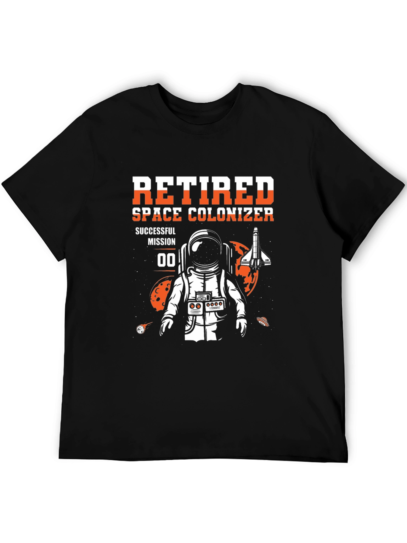 Retired Space Colonizer T-Shirt - Mission 00 Tee