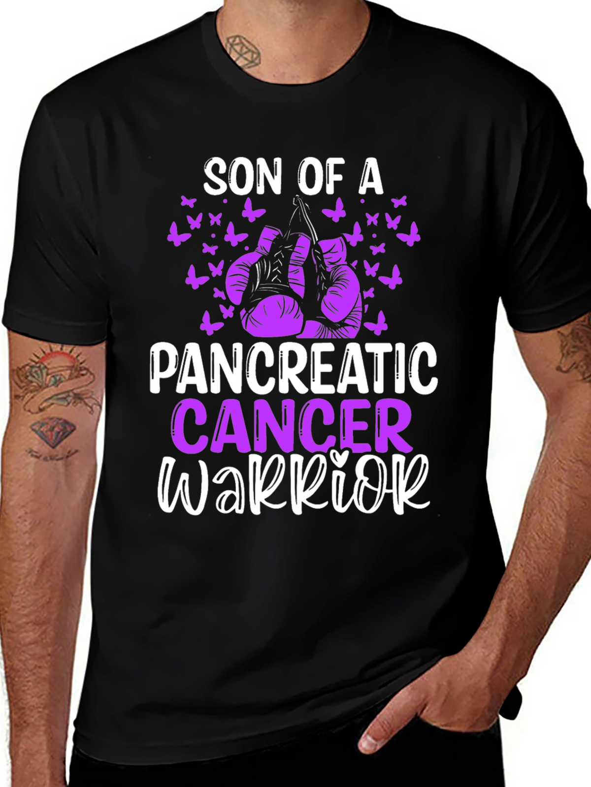 Pancreatic Cancer Warrior Awareness T-Shirt