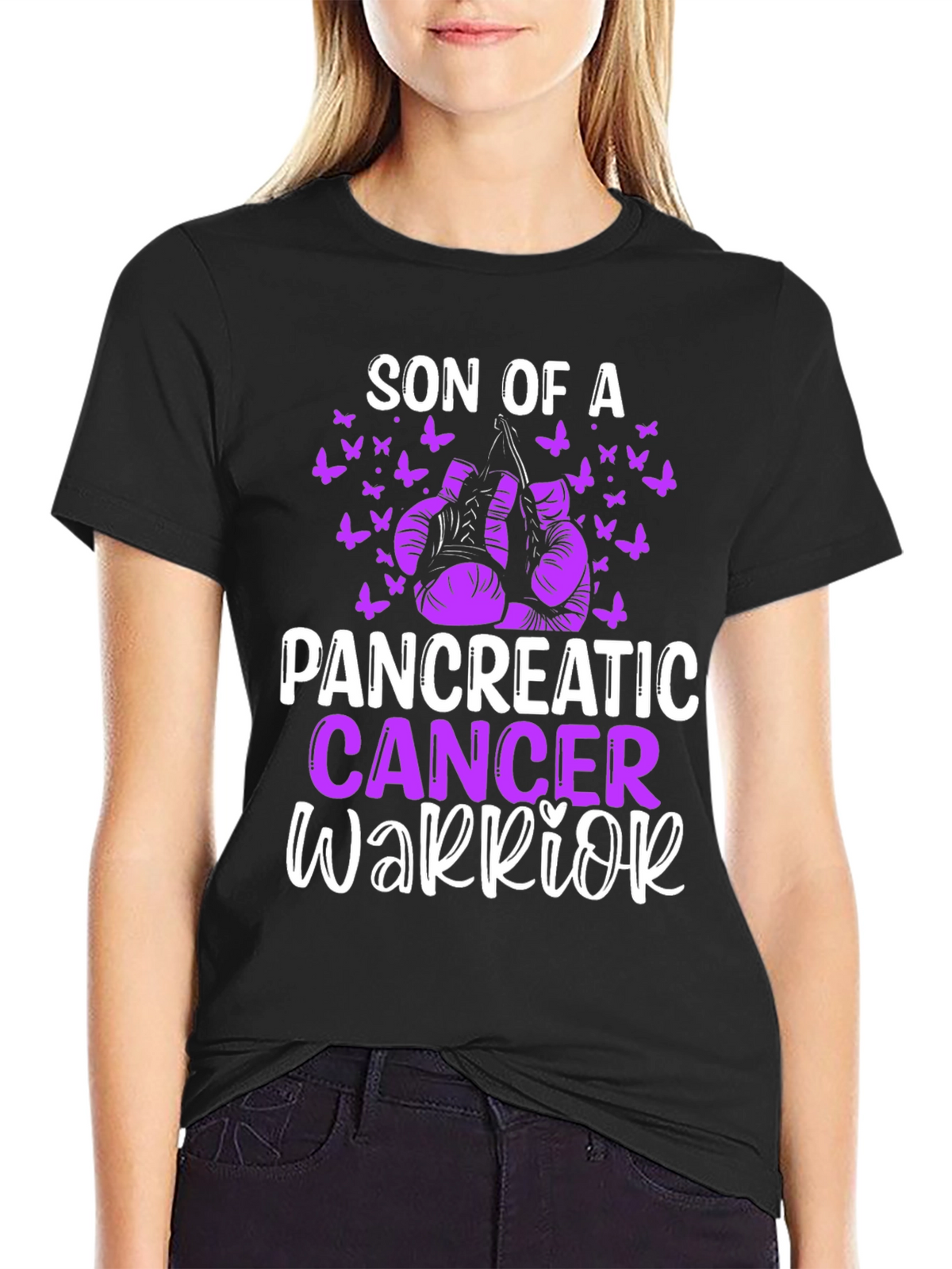 Pancreatic Cancer Warrior Awareness T-Shirt