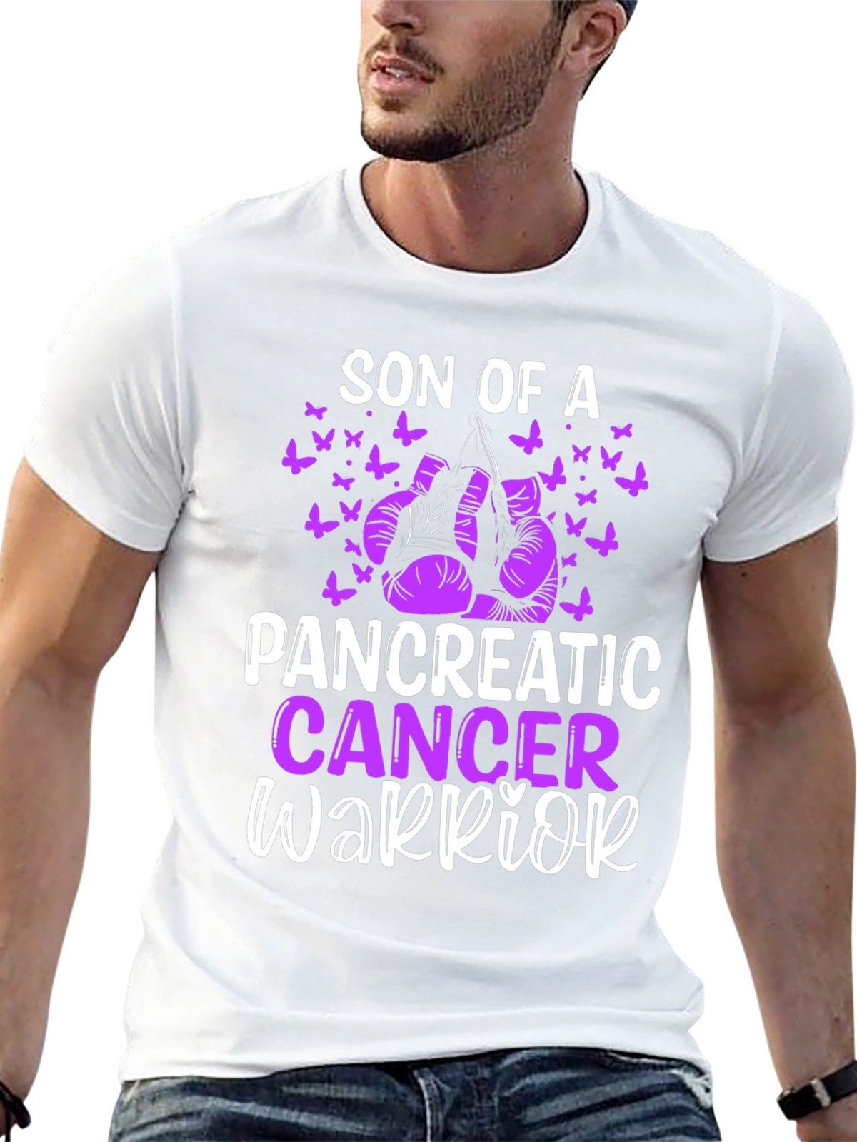 Pancreatic Cancer Warrior Awareness T-Shirt