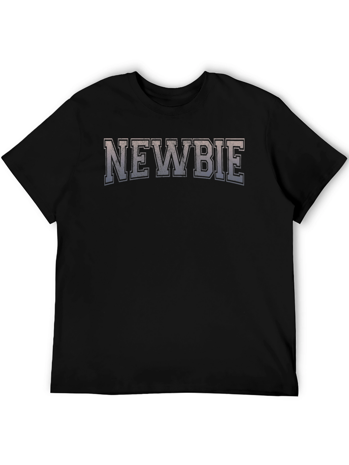 Newbie Graphic T-Shirt - Black Crew Neck