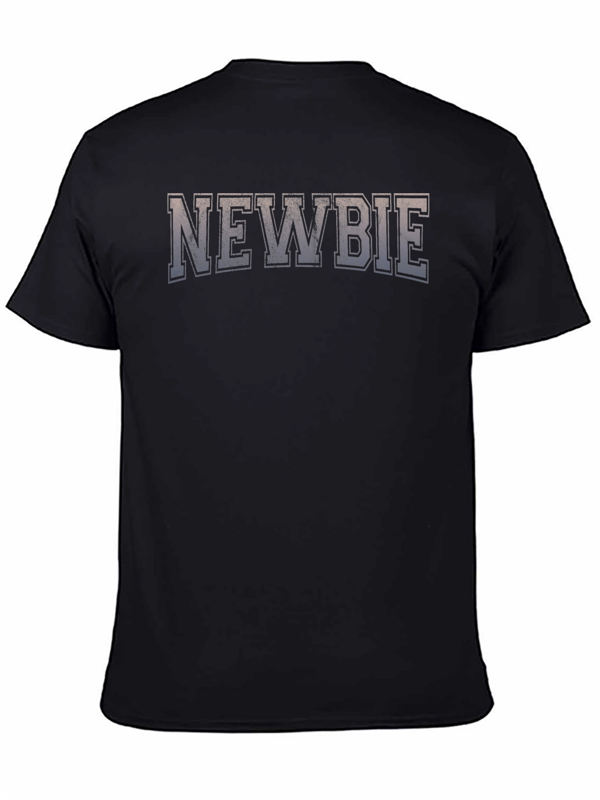 Newbie Graphic T-Shirt - Black Crew Neck