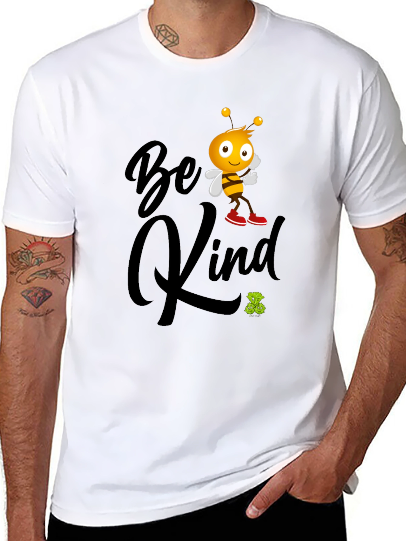 Be Kind Bee T-Shirt -  Encouraging Graphic Tee