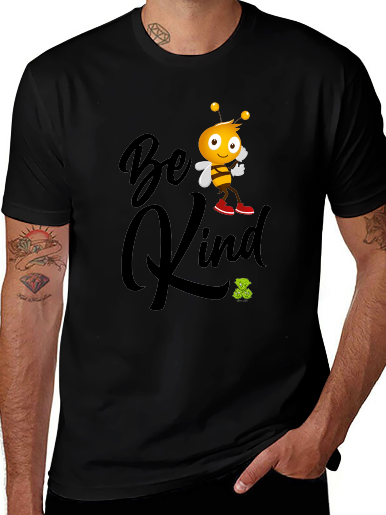 Be Kind Bee T-Shirt -  Encouraging Graphic Tee