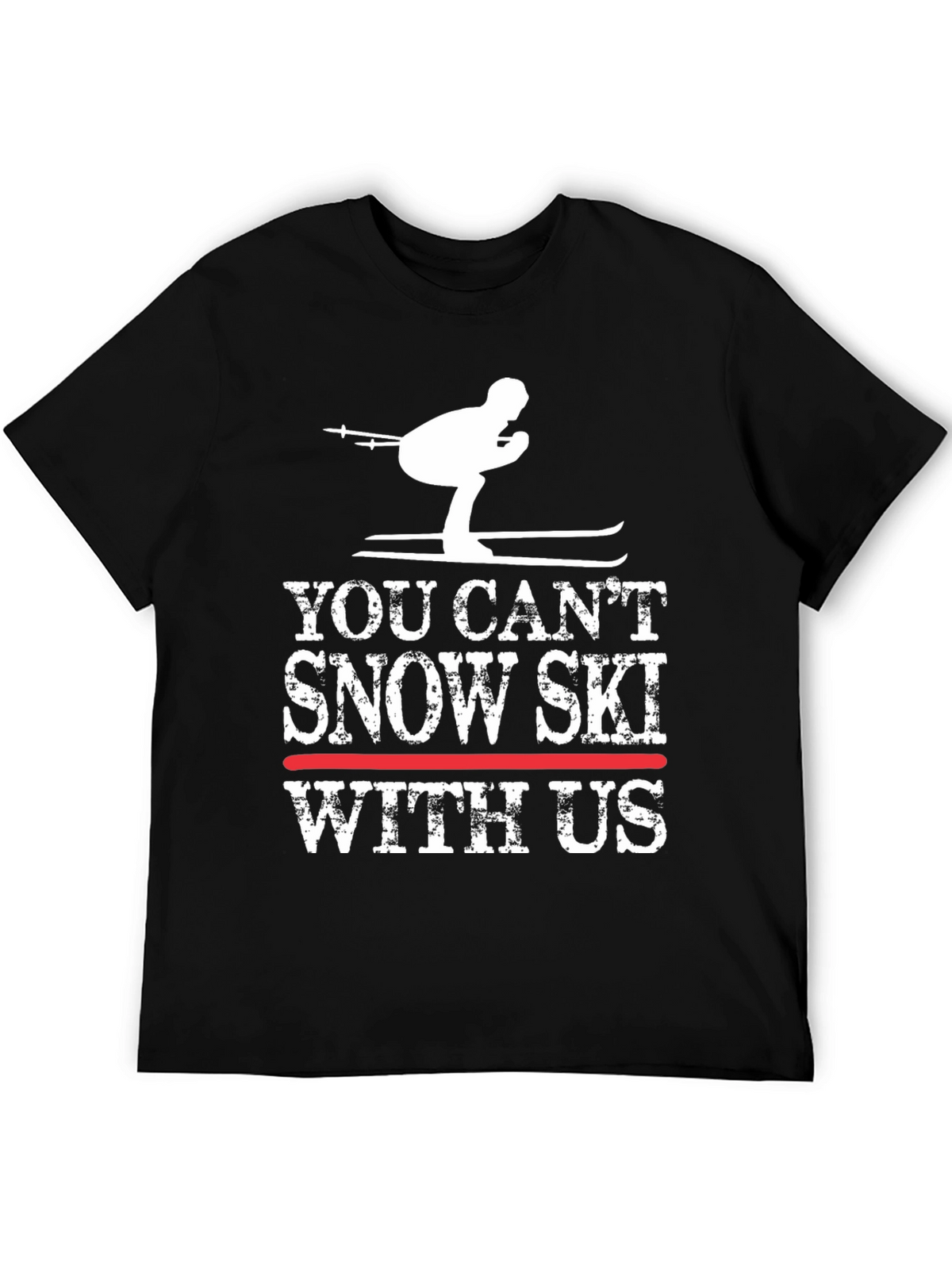 Funny Snow Skiing T-Shirt