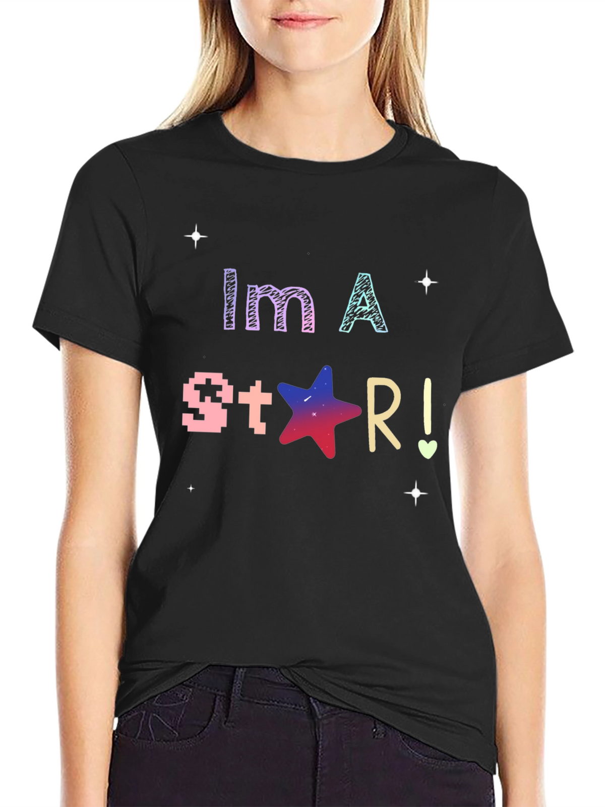 Im A Star! Black T-Shirt