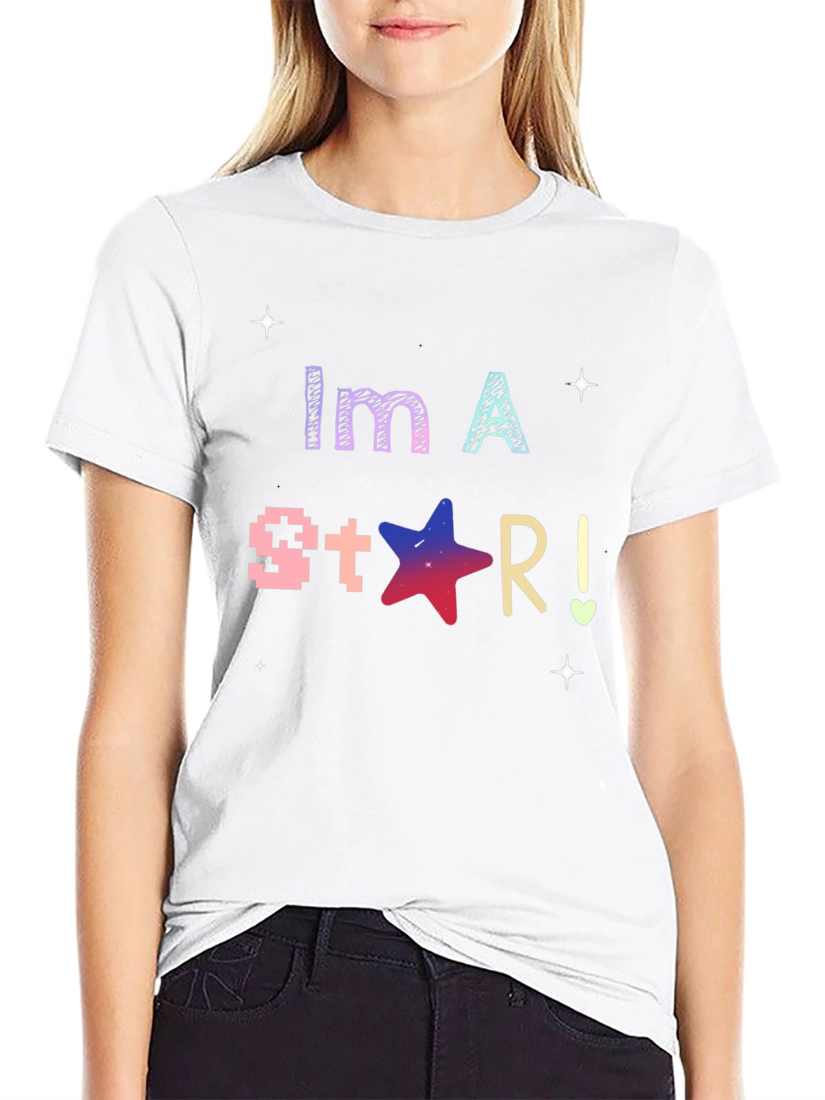 Im A Star! Black T-Shirt
