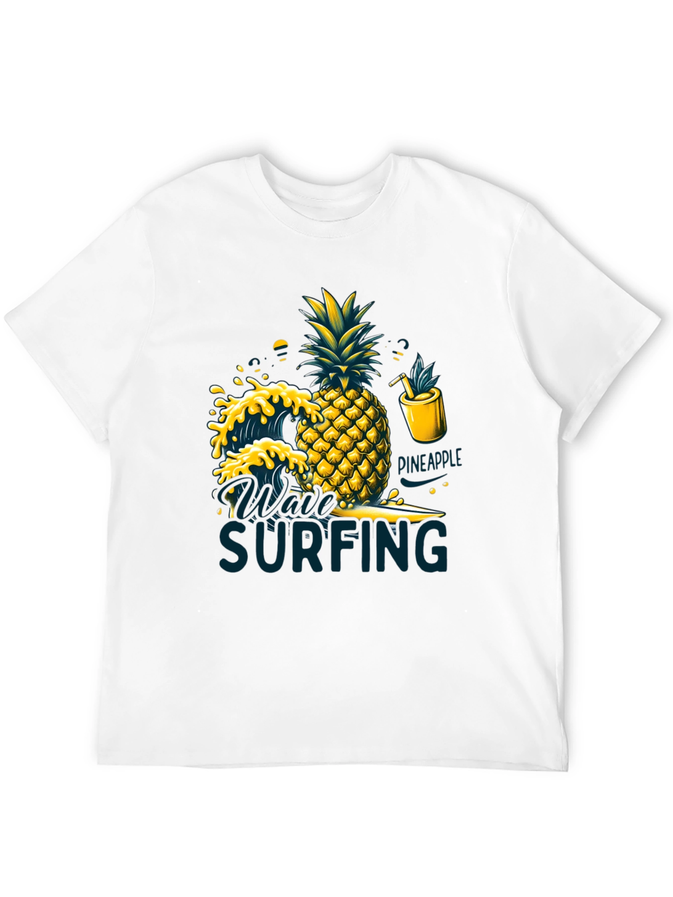 Pineapple Surfing T-Shirt - Summer Vibes