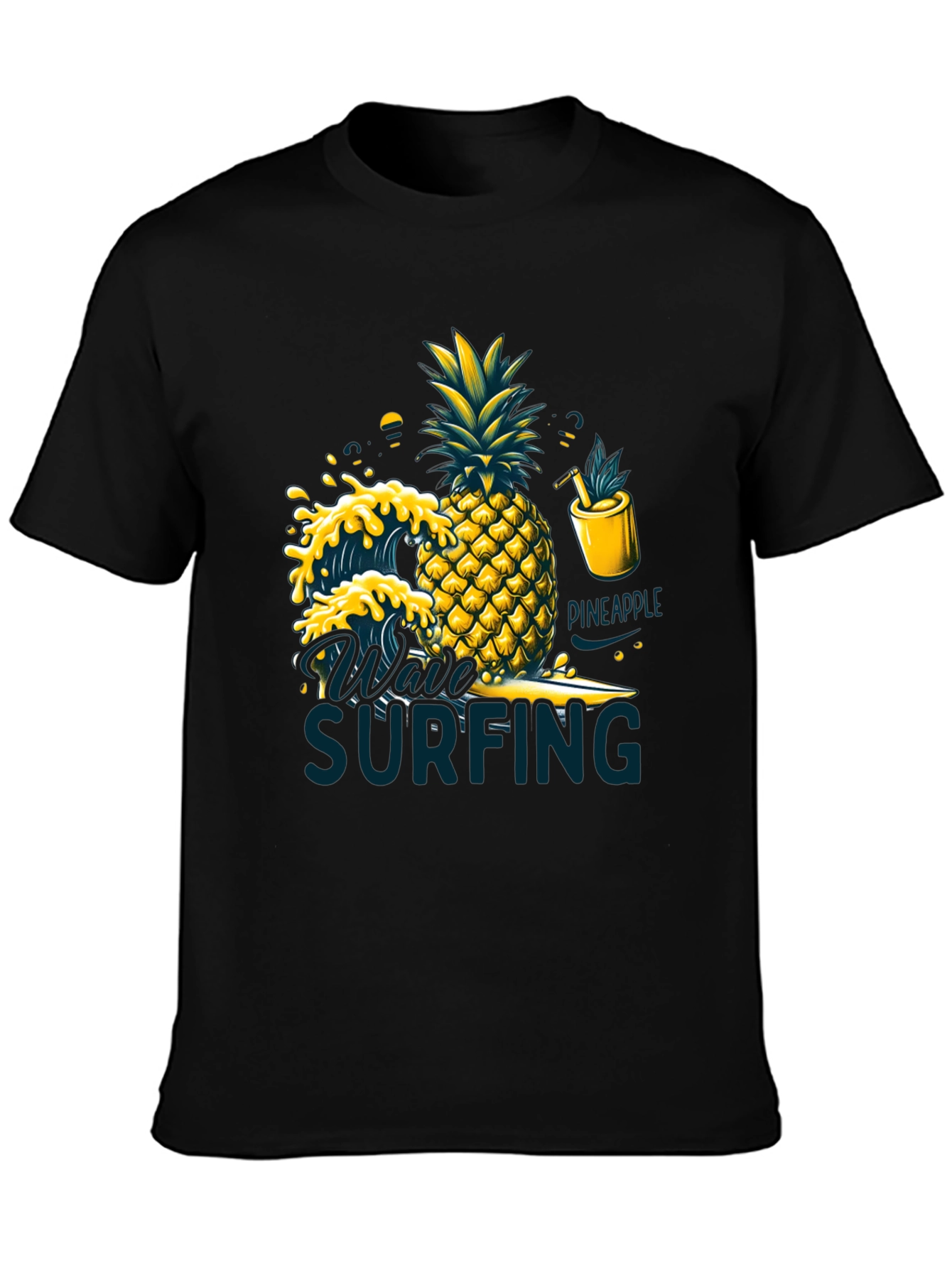 Pineapple Surfing T-Shirt - Summer Vibes