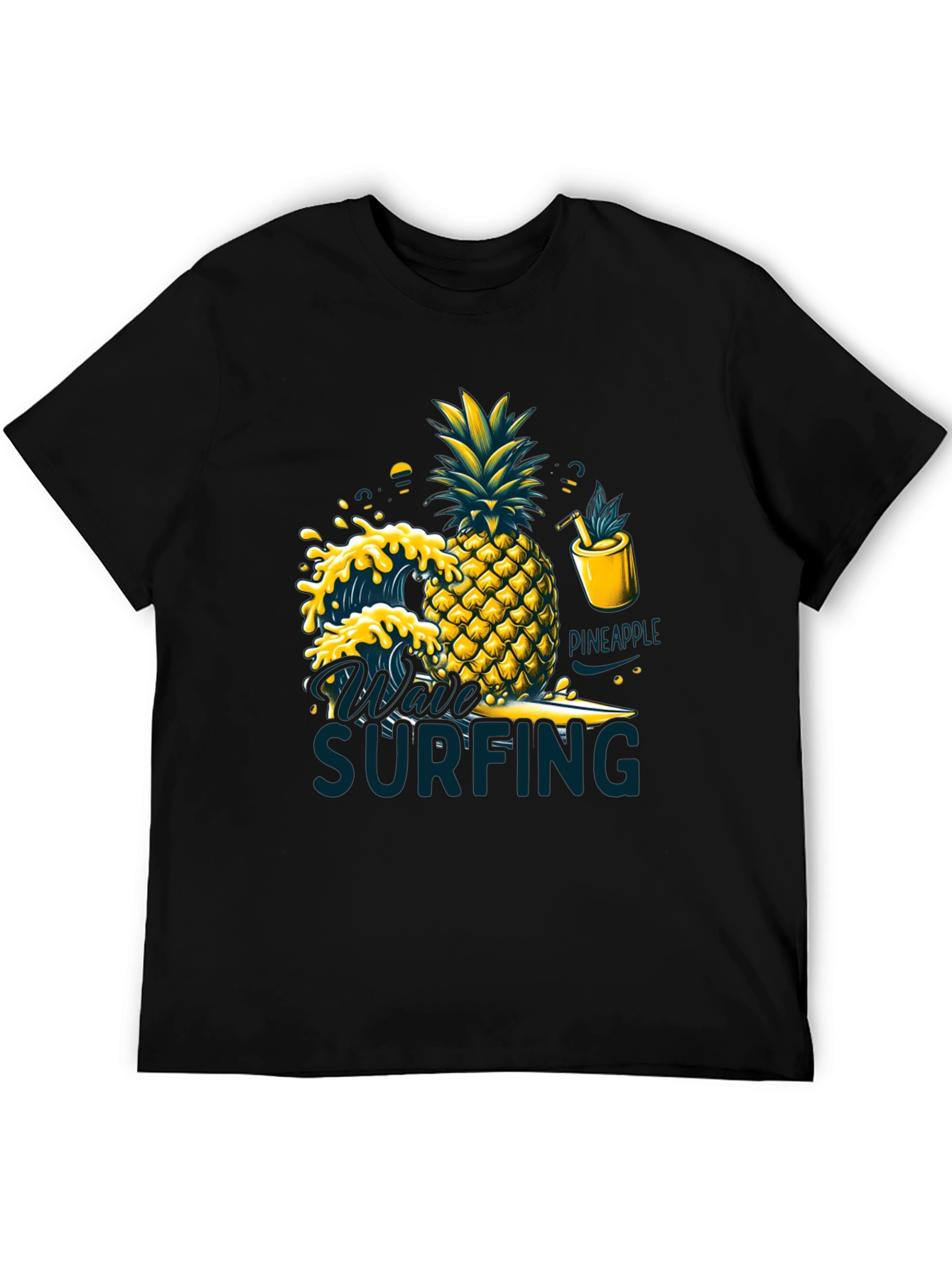 Pineapple Surfing T-Shirt - Summer Vibes