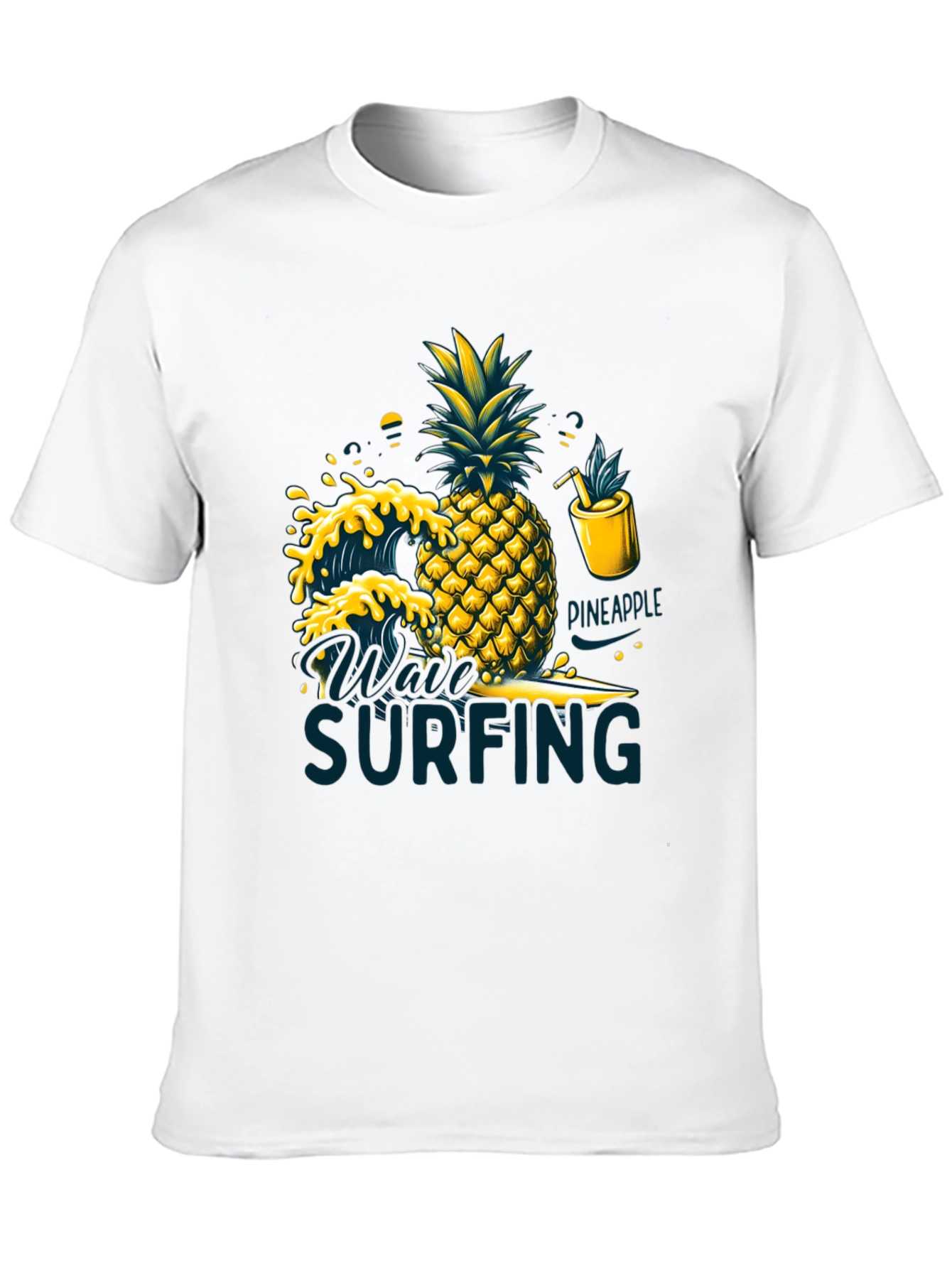 Pineapple Surfing T-Shirt - Summer Vibes